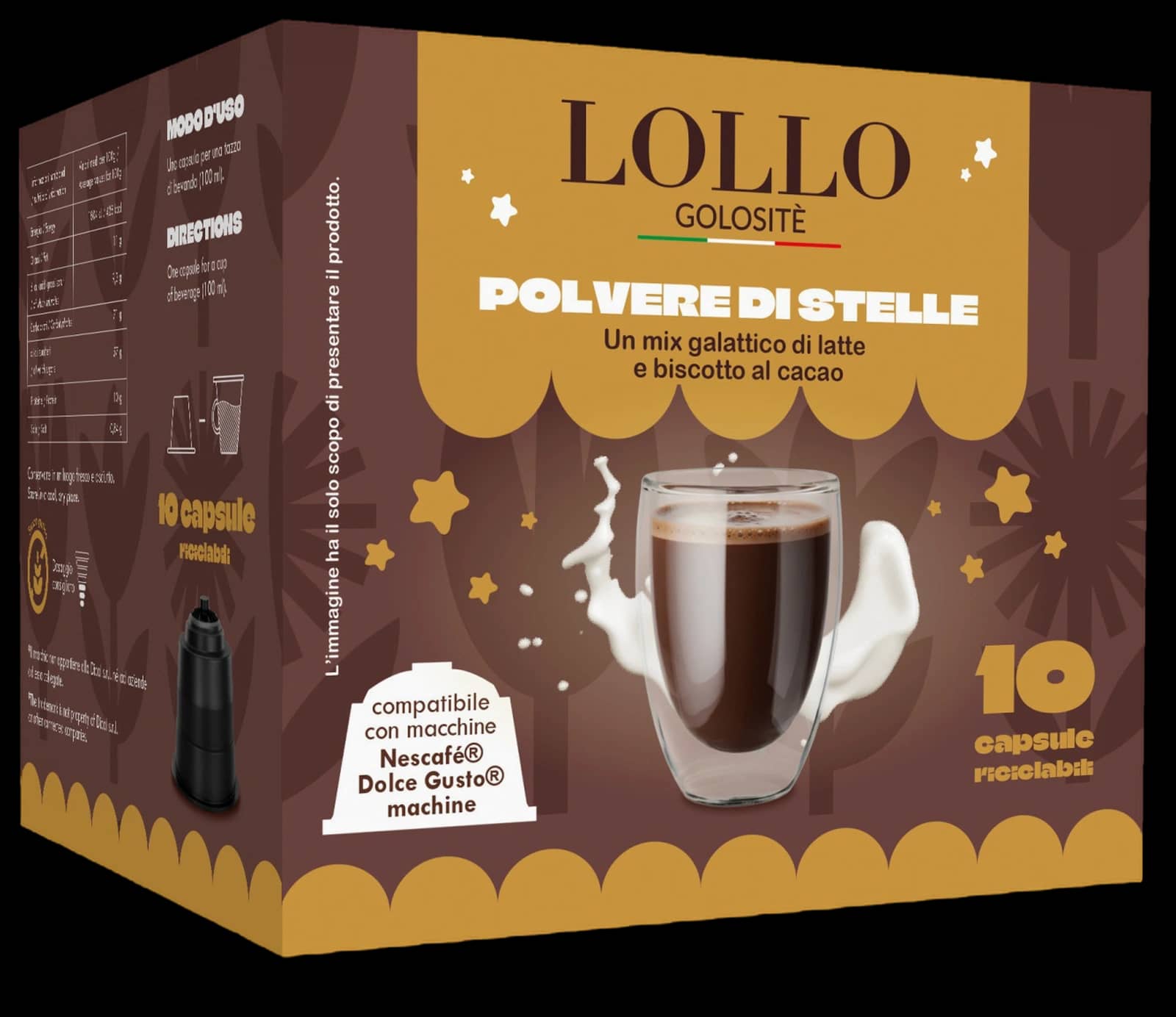 Lollo Bevanda Biscotto al Cacao | Capsule Nespresso