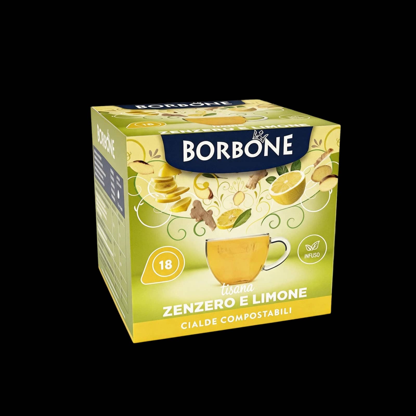 Borbone Tisana Zenzero e Limone Cialde | ESE 44mm