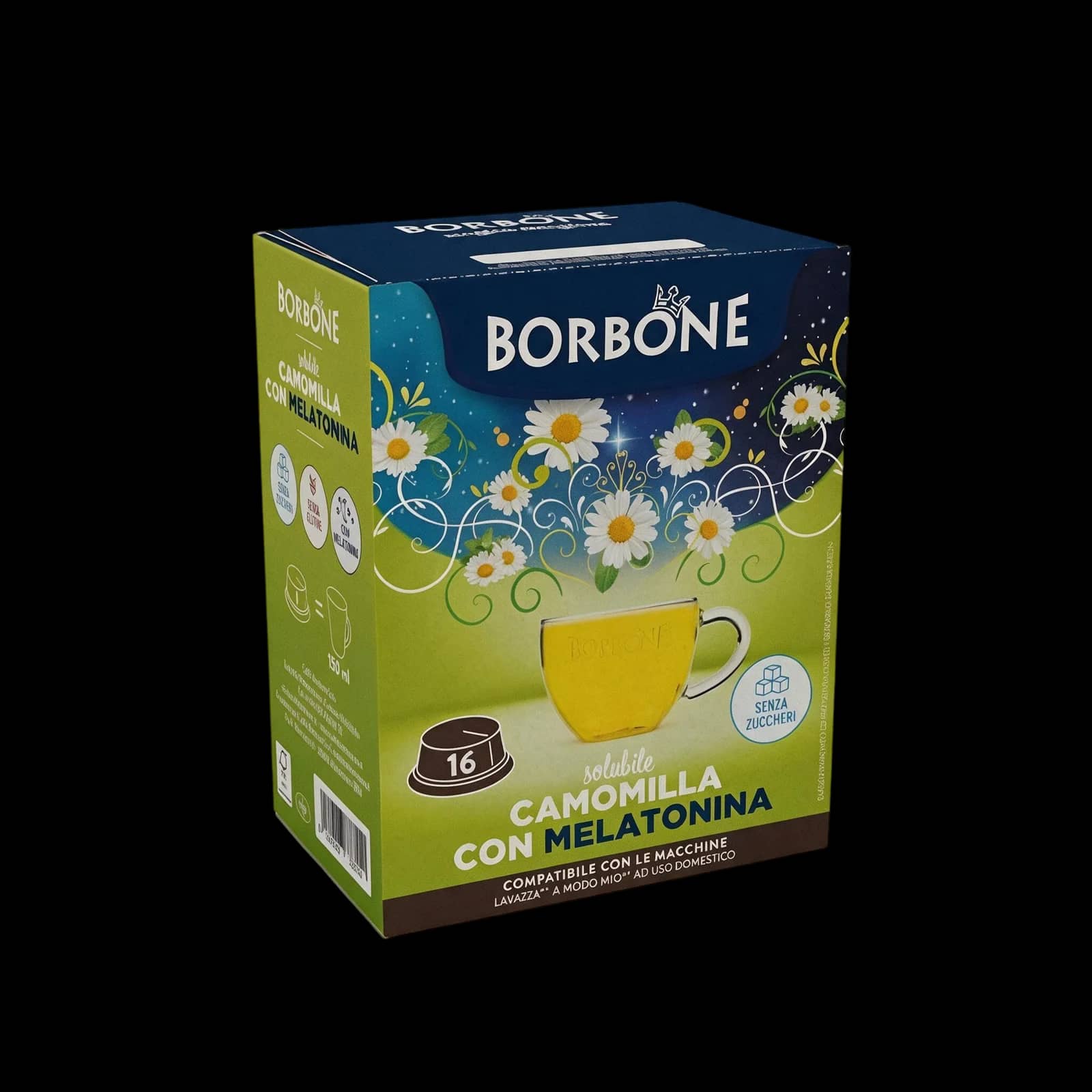 Borbone Camomilla e Melatonina Capsule | A Modo Mio