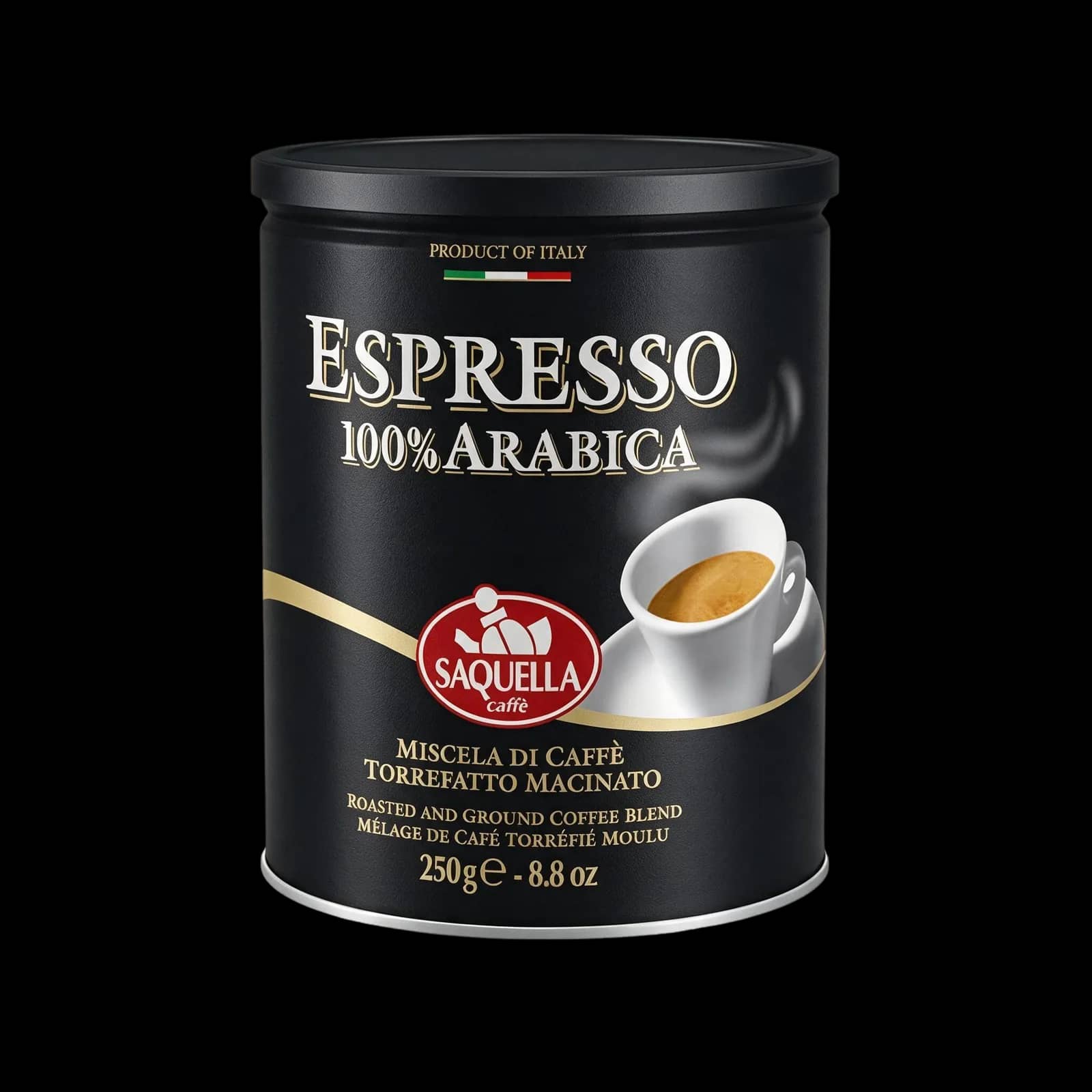 Saquella Espresso Arabica Macinato: 100% Arabica
