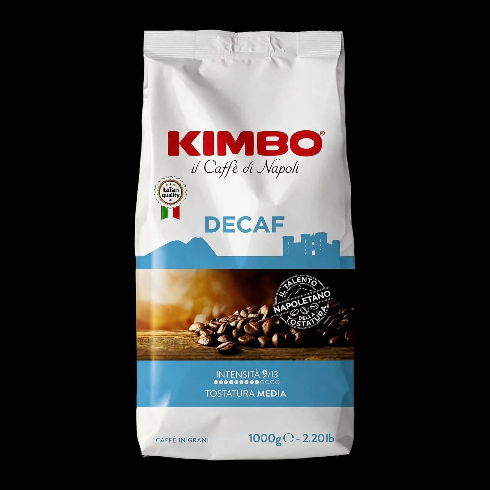 Kimbo Decaffeinato Macinato