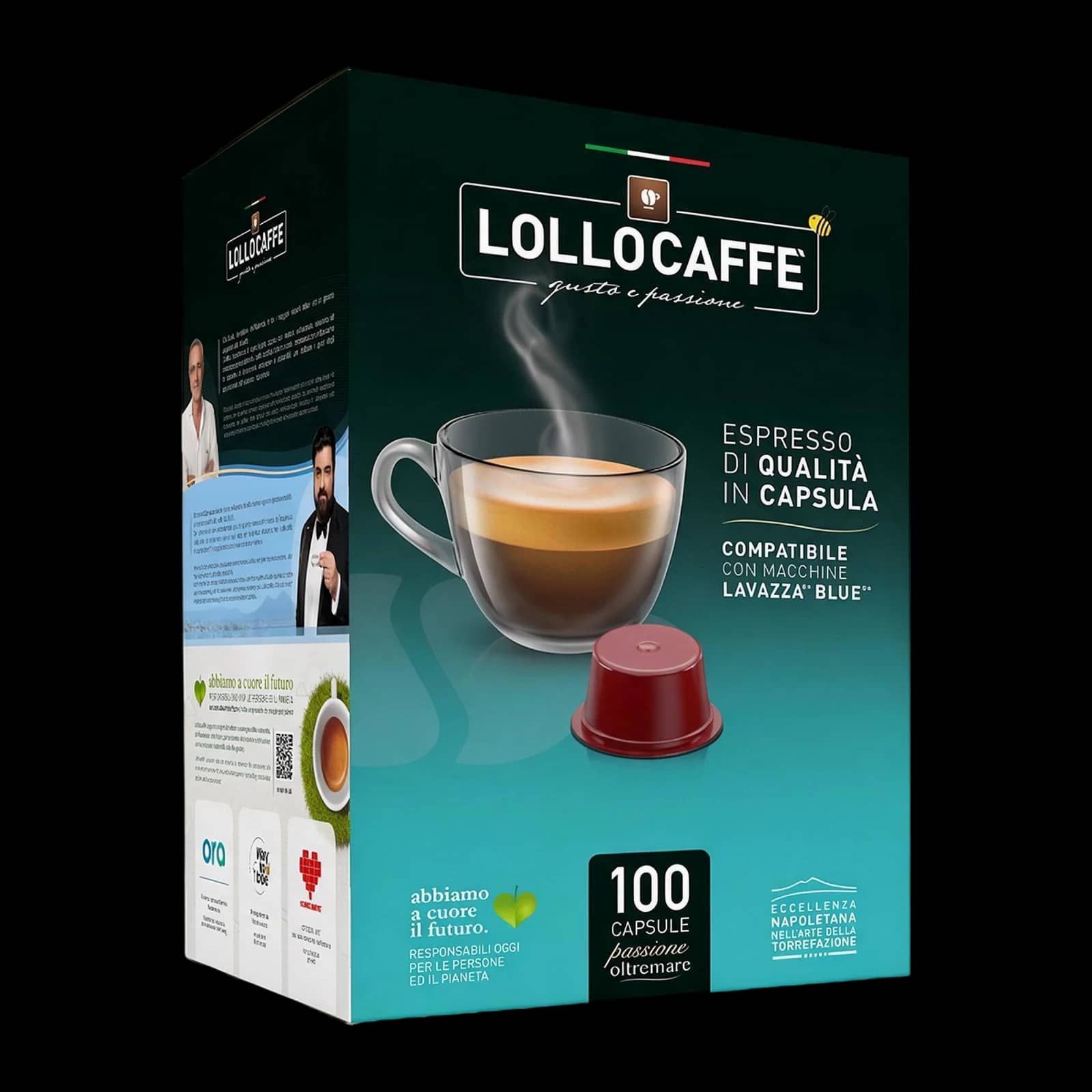 Lollo Nera 100 Capsule | Lavazza Blue