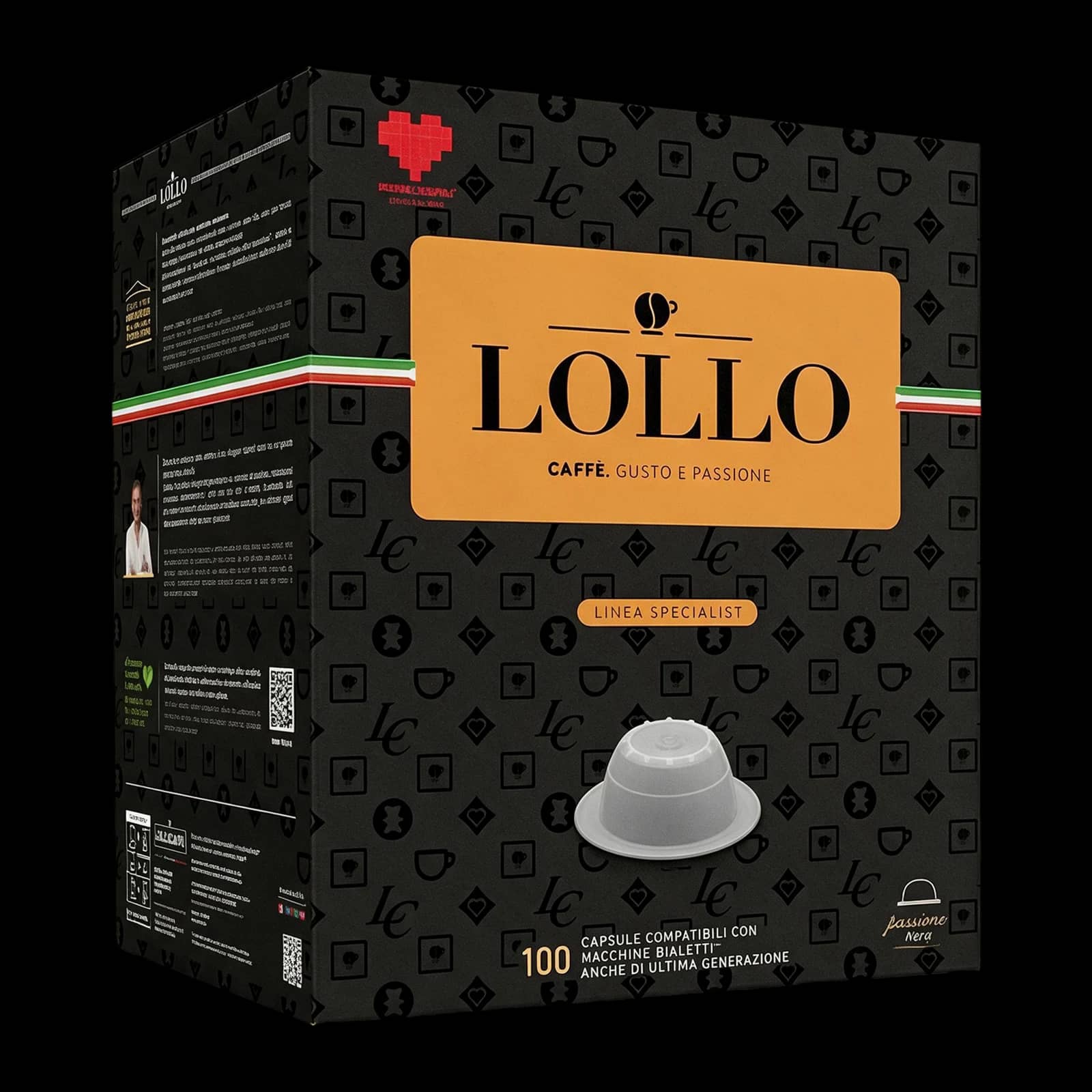 Lollo Nera 100 Capsule | Bialetti