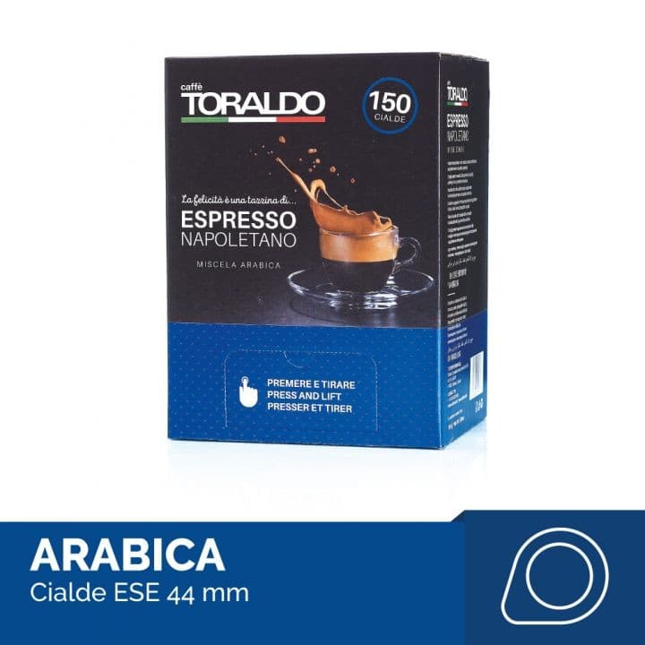 Toraldo Arabica Delicato 150 Cialde | ESE 44 mm
