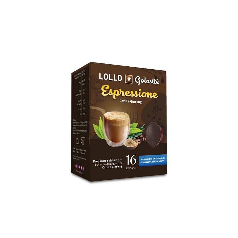 Lollo Caffè al Ginseng 16 Capsule | Lavazza A Modo Mio