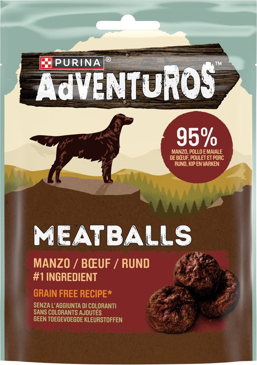 Purina Adventuros High Meat Meatballs Manzo | Pet Food, immagine 1
