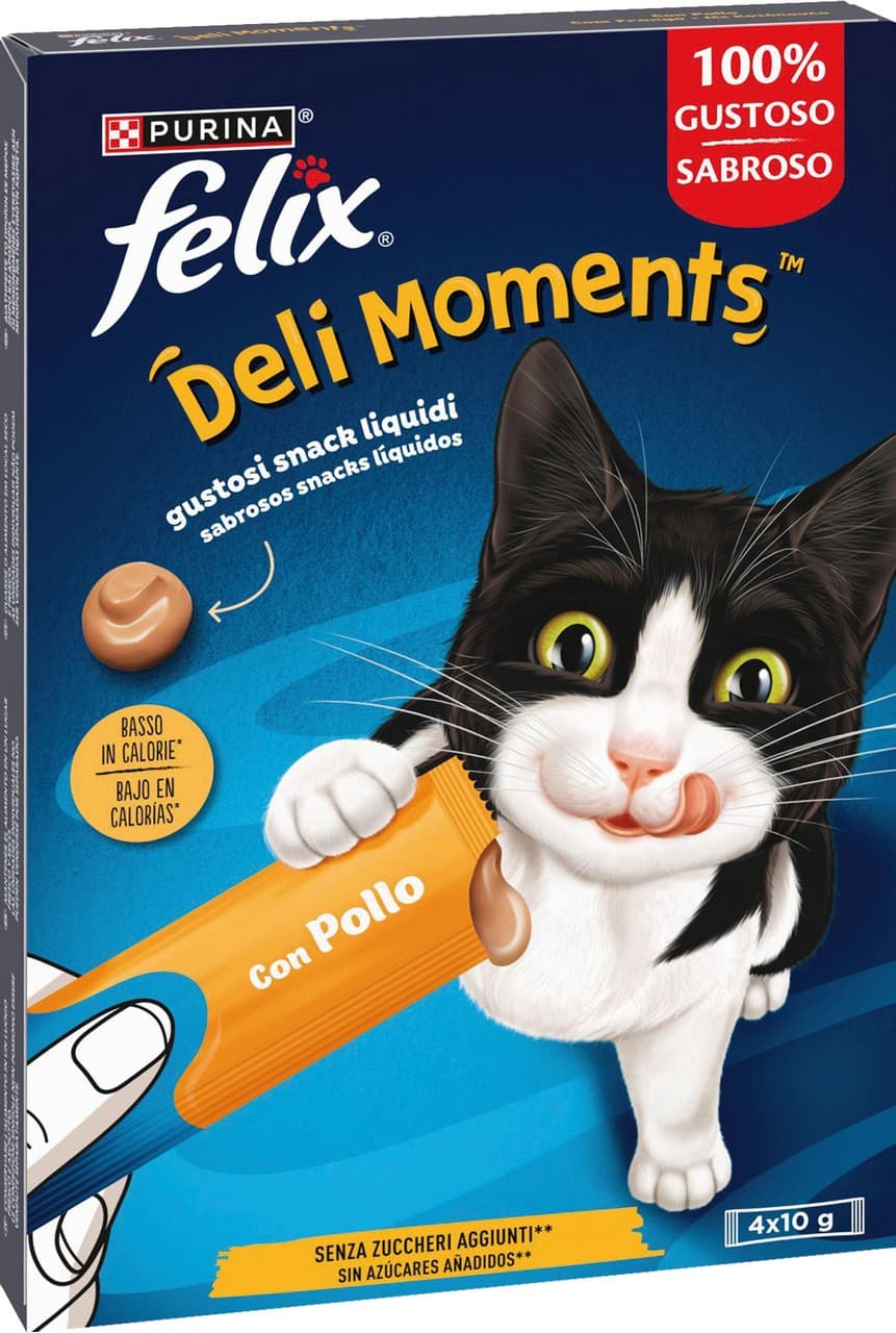Purina Felix Deli Moments Pollo Snack per Gatti | Pet Food, immagine 1