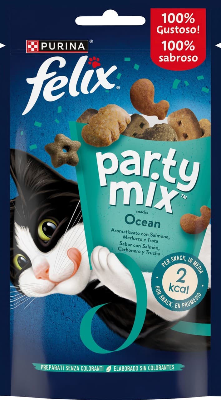 Purina Felix Party Mix Salmone, Merluzzo e Trota | Pet Food, immagine 1