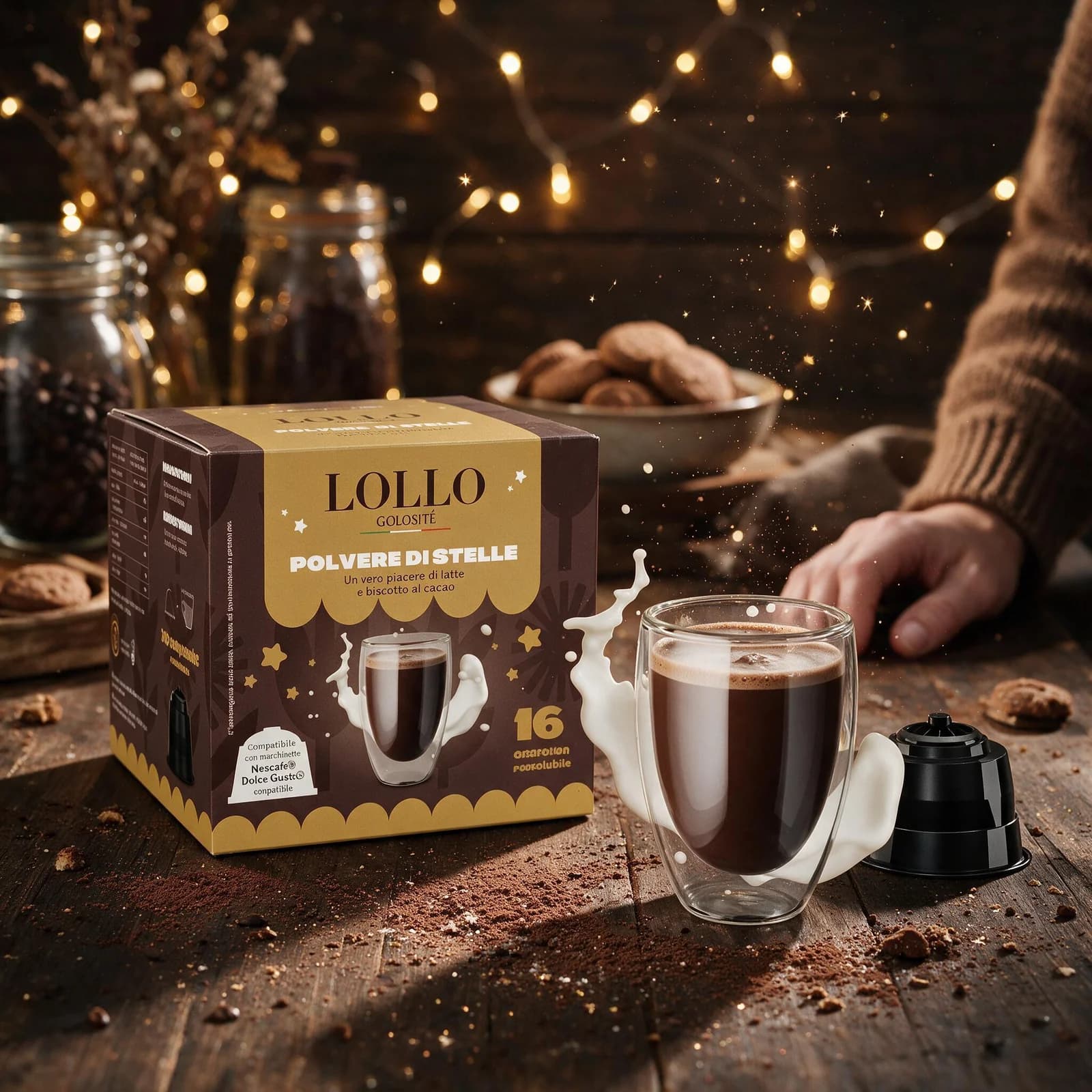 Lollo Cappuccino e Biscotto al Cacao Capsule | Dolce Gusto, immagine 2