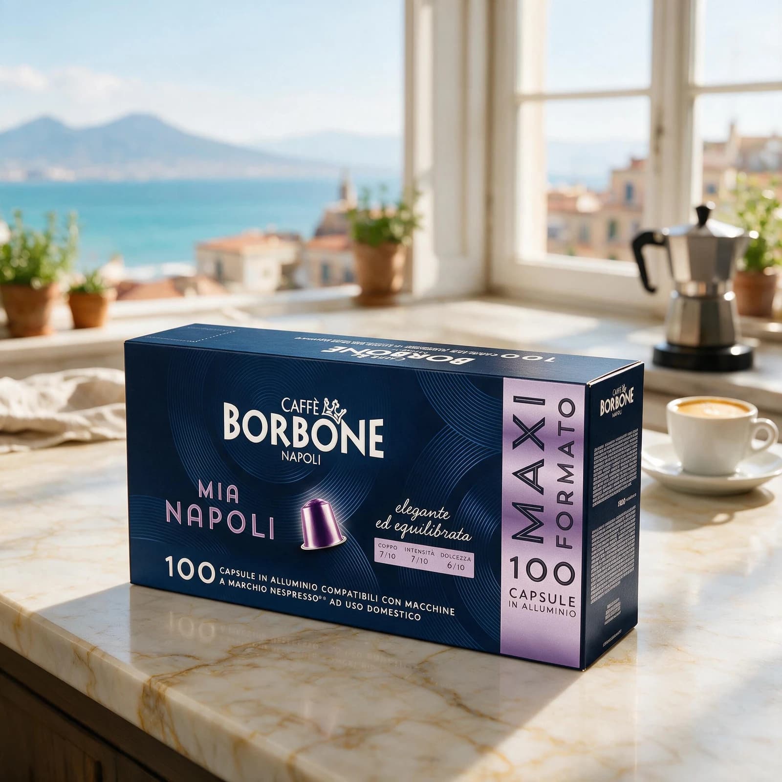 Borbone Mia Napoli Alluminio 100 Capsule | Nespresso, immagine 3