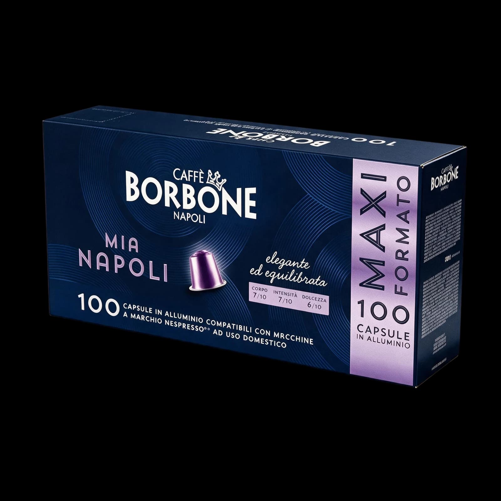 Borbone Mia Napoli Alluminio 100 Capsule | Nespresso, immagine 1