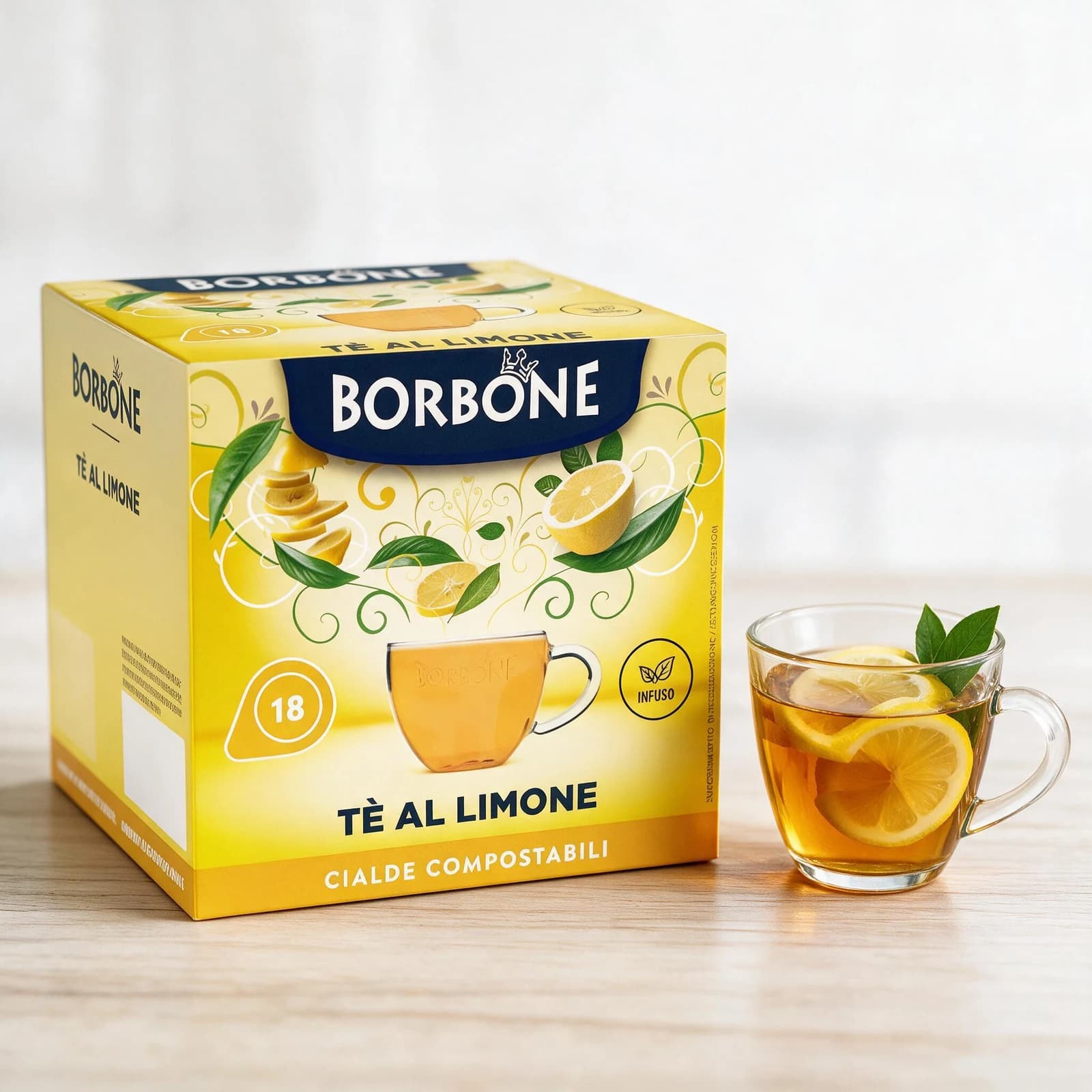 Borbone Thè al Limone Cialde | ESE 44mm, immagine 2