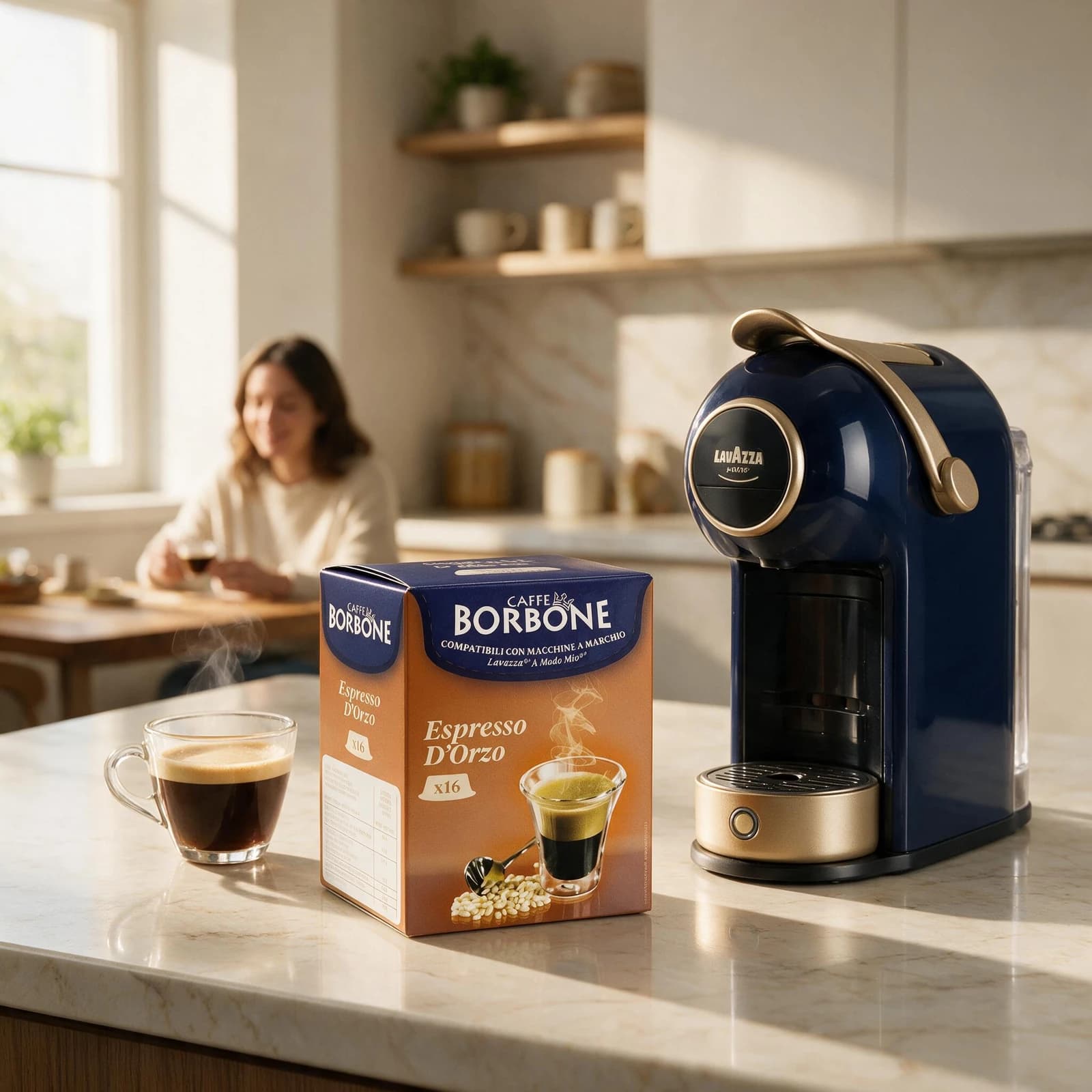 Borbone Espresso d'Orzo Capsule | A Modo Mio, immagine 3