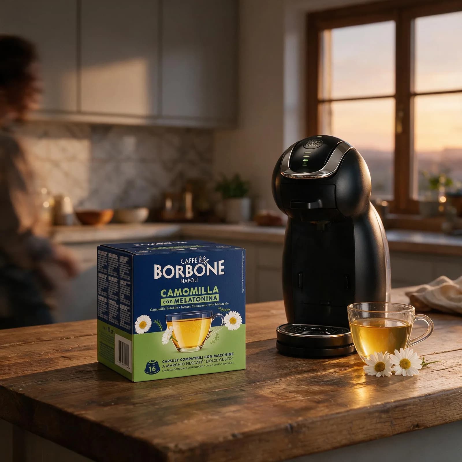 Borbone Camomilla e Melatonina Capsule | Dolce Gusto, immagine 3
