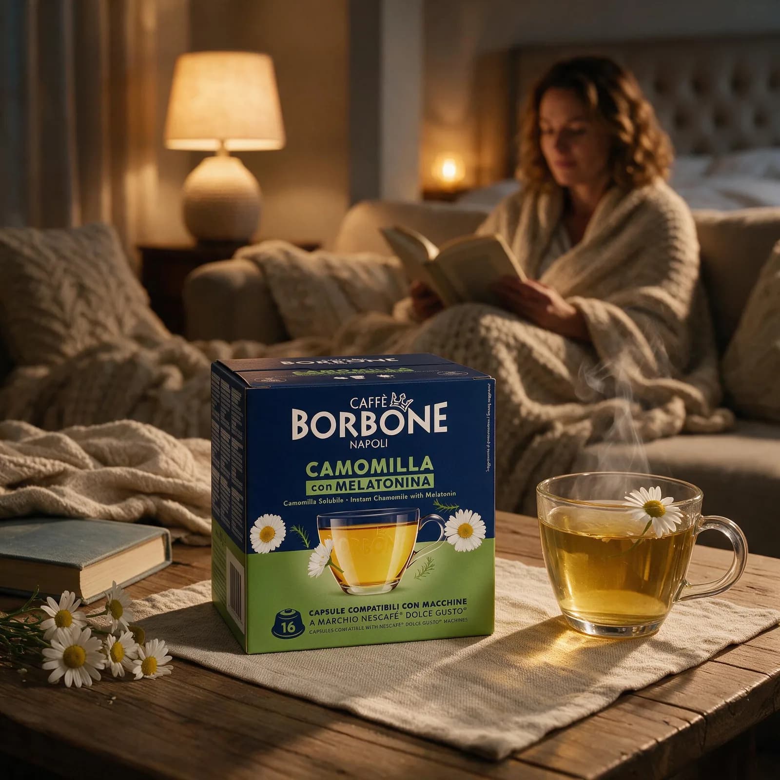 Borbone Camomilla e Melatonina Capsule | Dolce Gusto, immagine 2