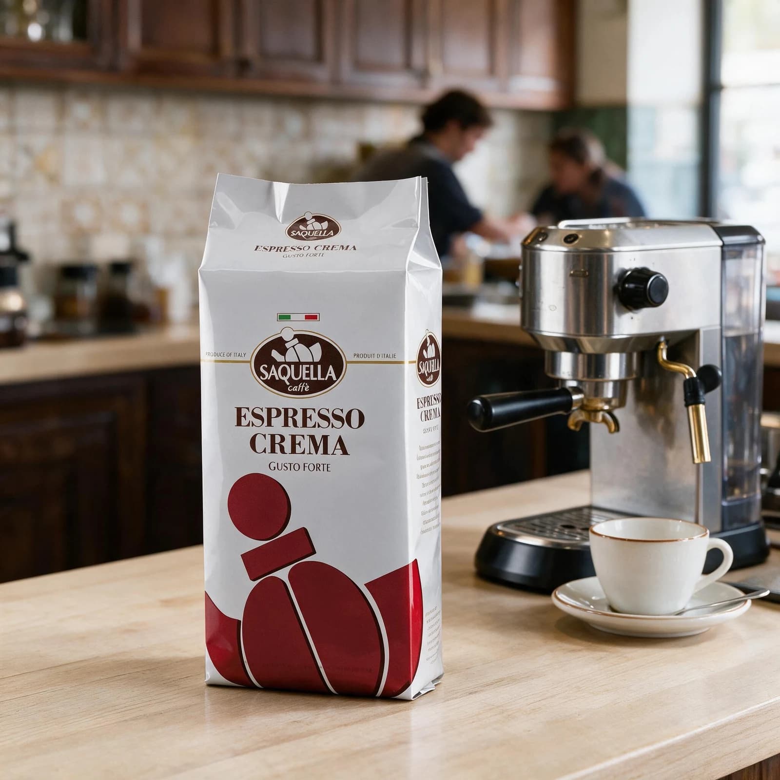 Saquella Espresso Crema Macinato, immagine 2