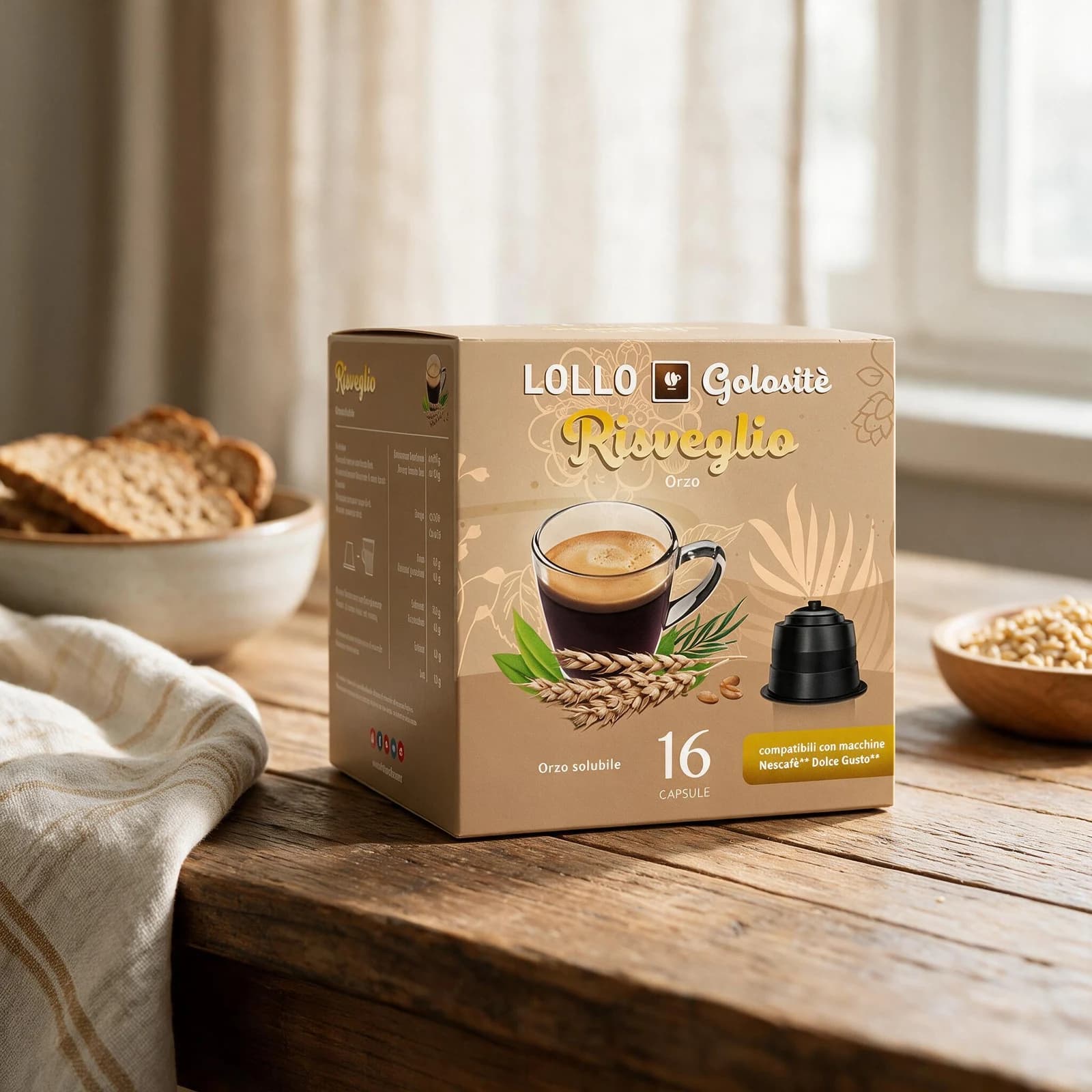 Lollo Orzo 16 Capsule | Dolce Gusto, immagine 3