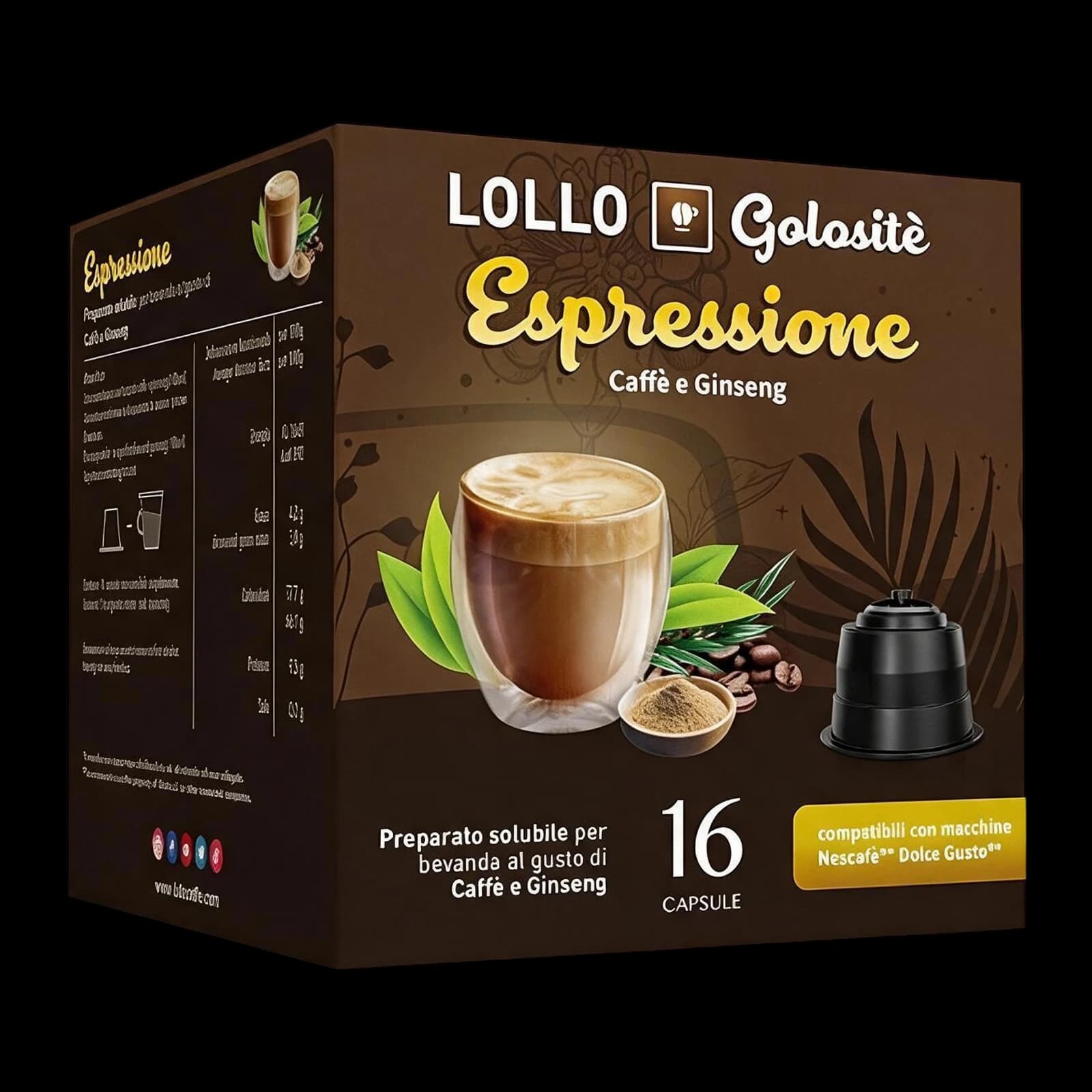 Lollo Ginseng 16 Capsule | Dolce Gusto, immagine 1