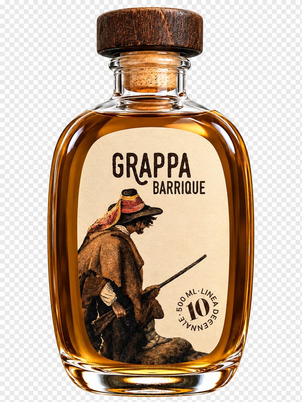 Grappa Barricata 500ml Terra Dei Briganti, immagine 1