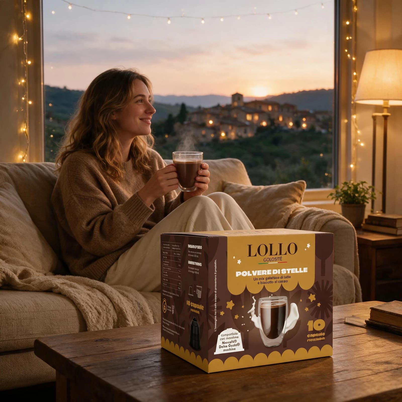 Lollo Bevanda Biscotto al Cacao | Capsule Nespresso, immagine 2