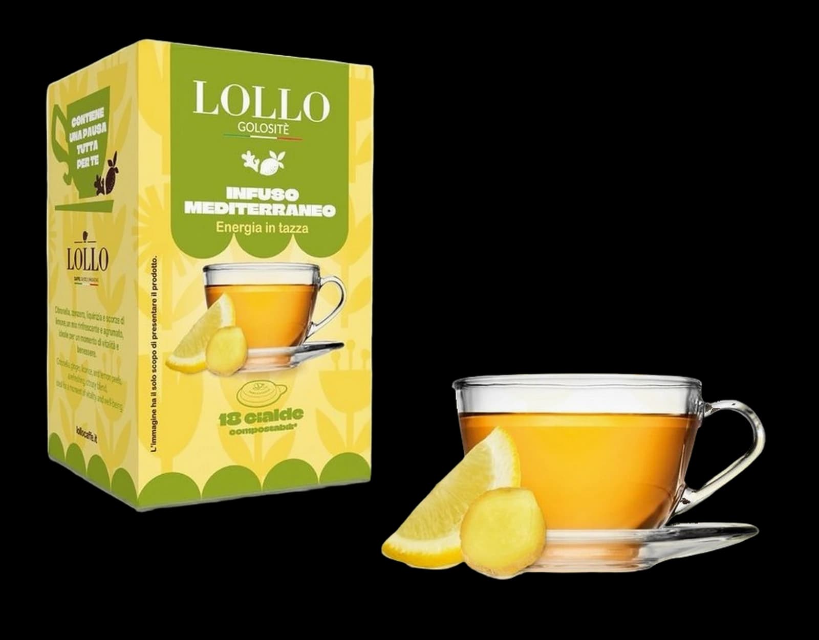 Lollo Infuso Mediterraneo Cialde | ESE 44mm, immagine 1