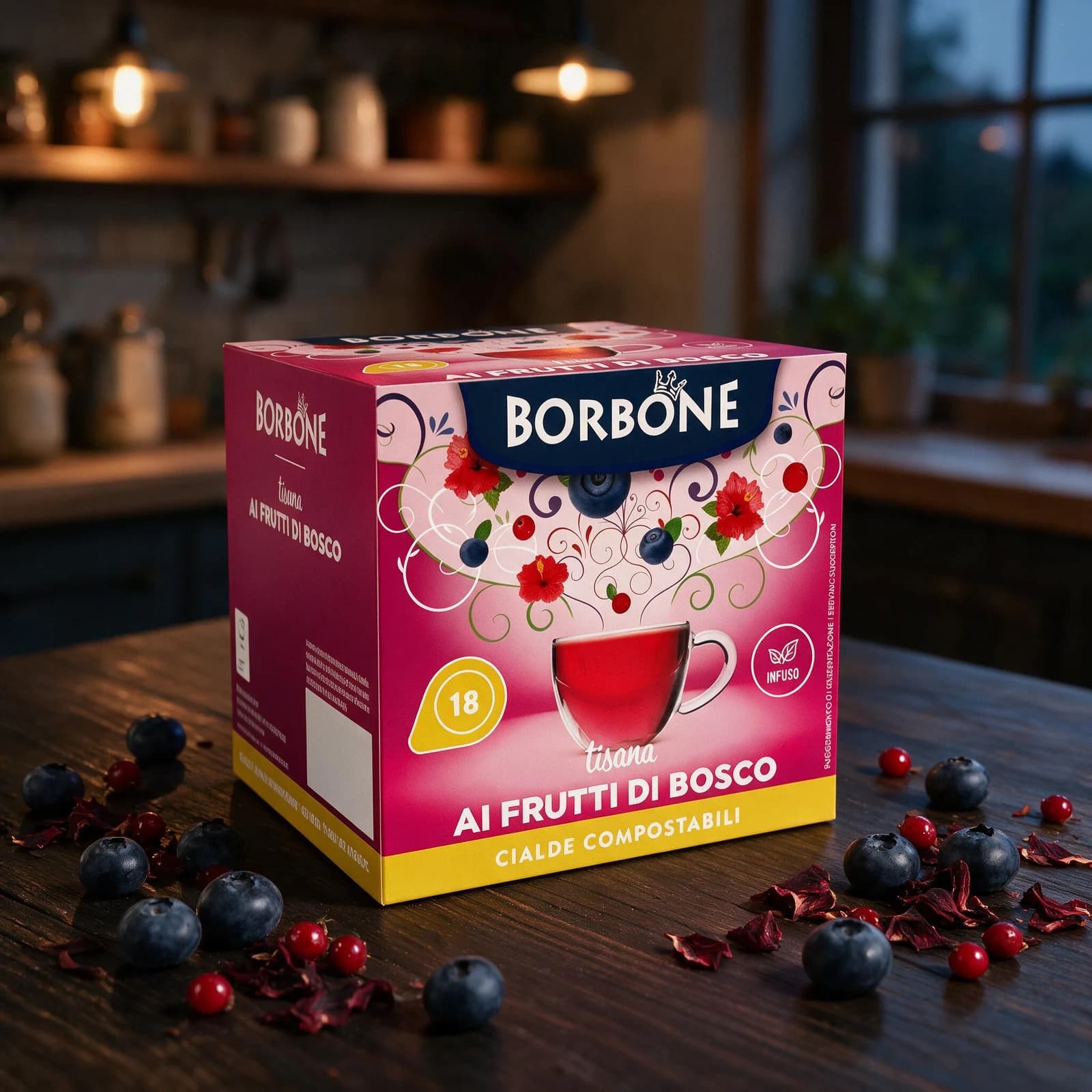Borbone Infuso Frutti di Bosco Cialde | ESE 44mm, immagine 2