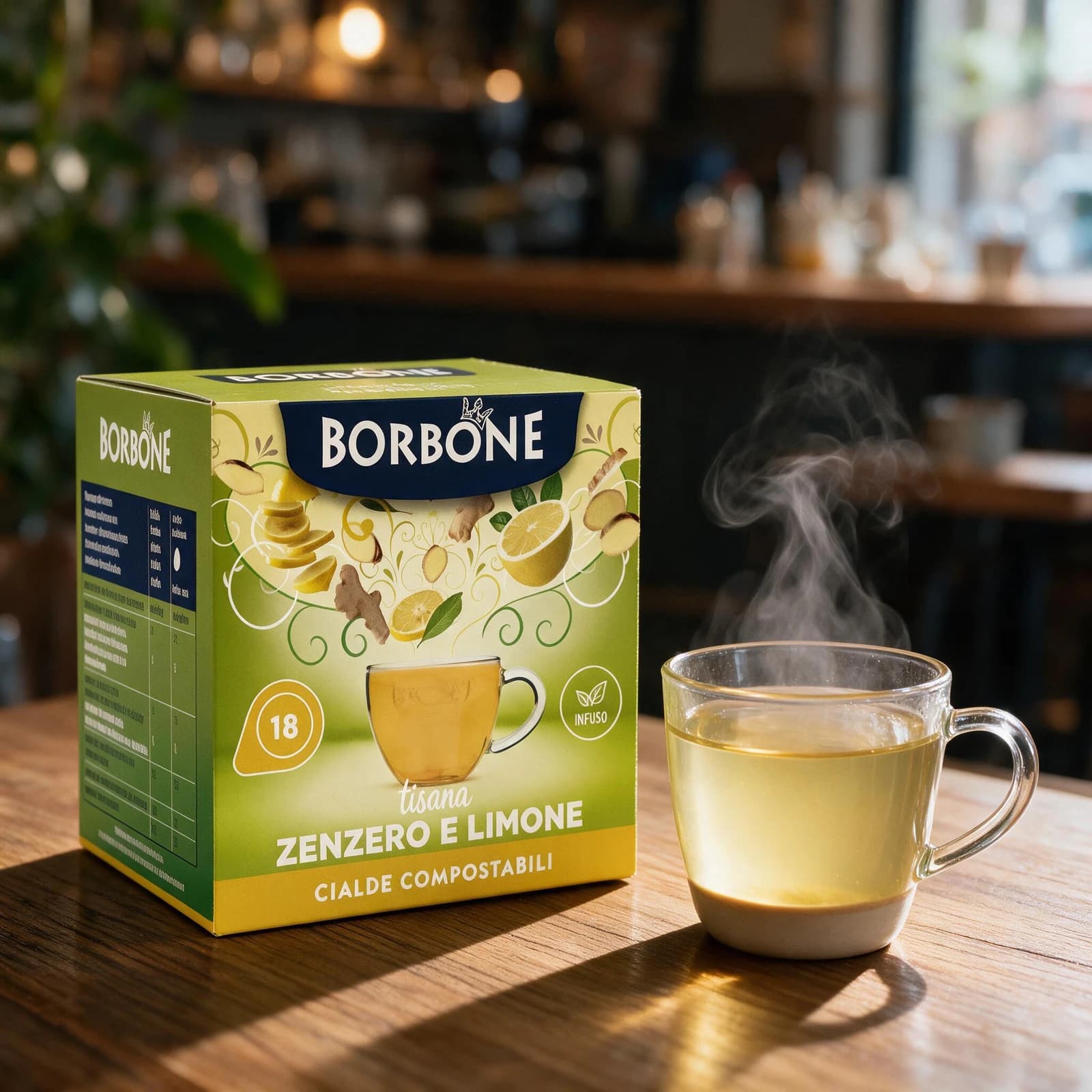 Borbone Tisana Zenzero e Limone Cialde | ESE 44mm, immagine 2
