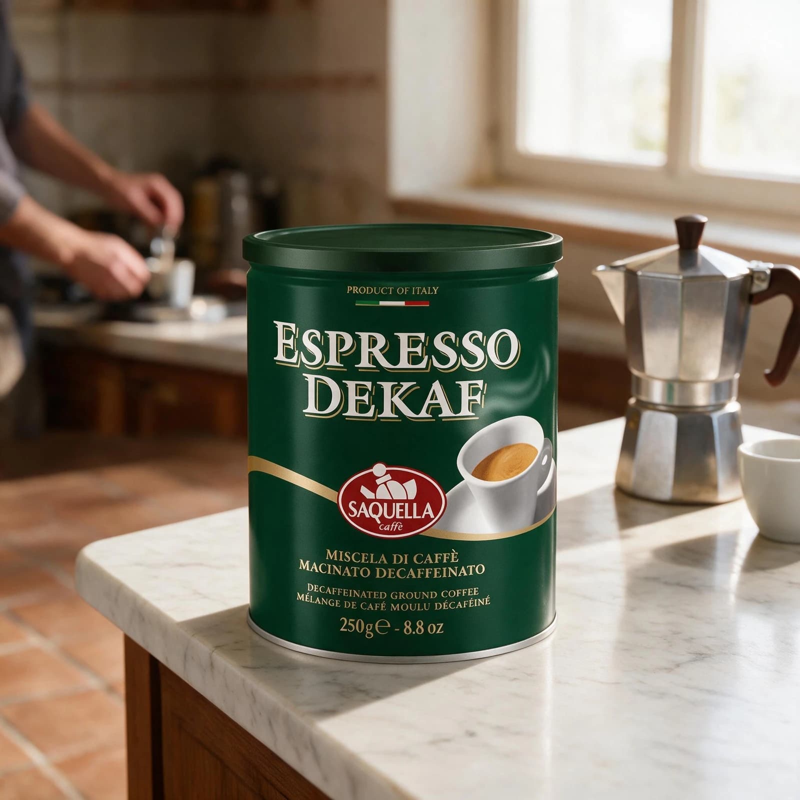 Saquella Espresso Decaffeinato Macinato, immagine 3