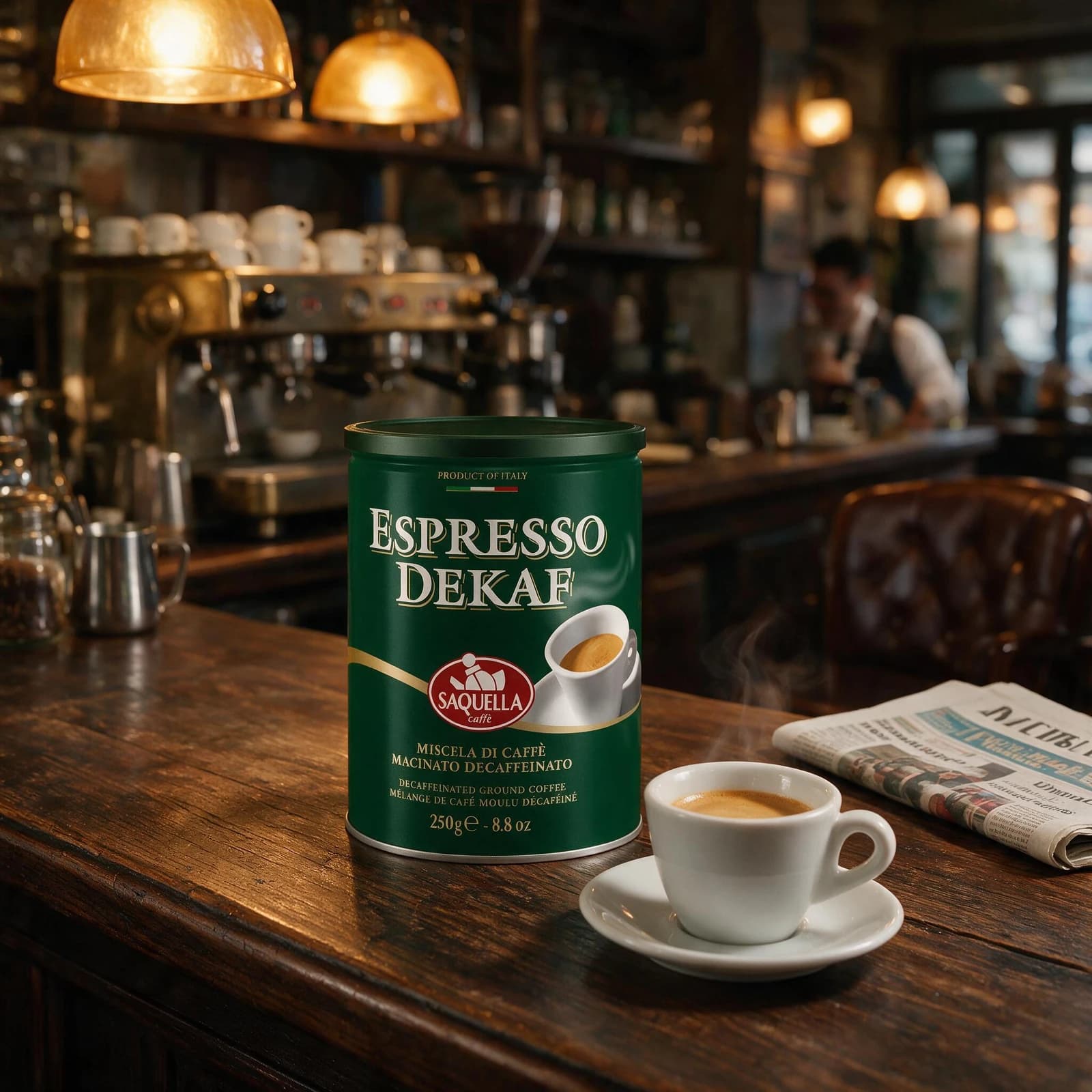 Saquella Espresso Decaffeinato Macinato, immagine 2