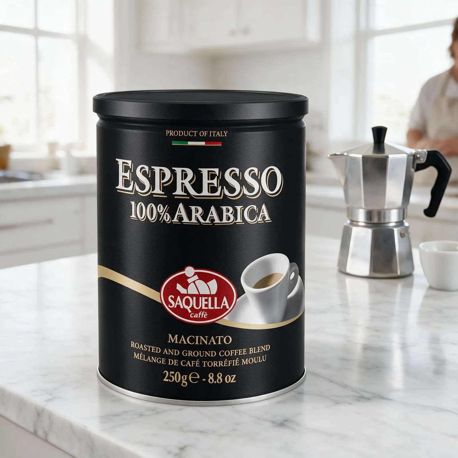 Saquella Espresso Arabica Macinato: 100% Arabica, immagine 3