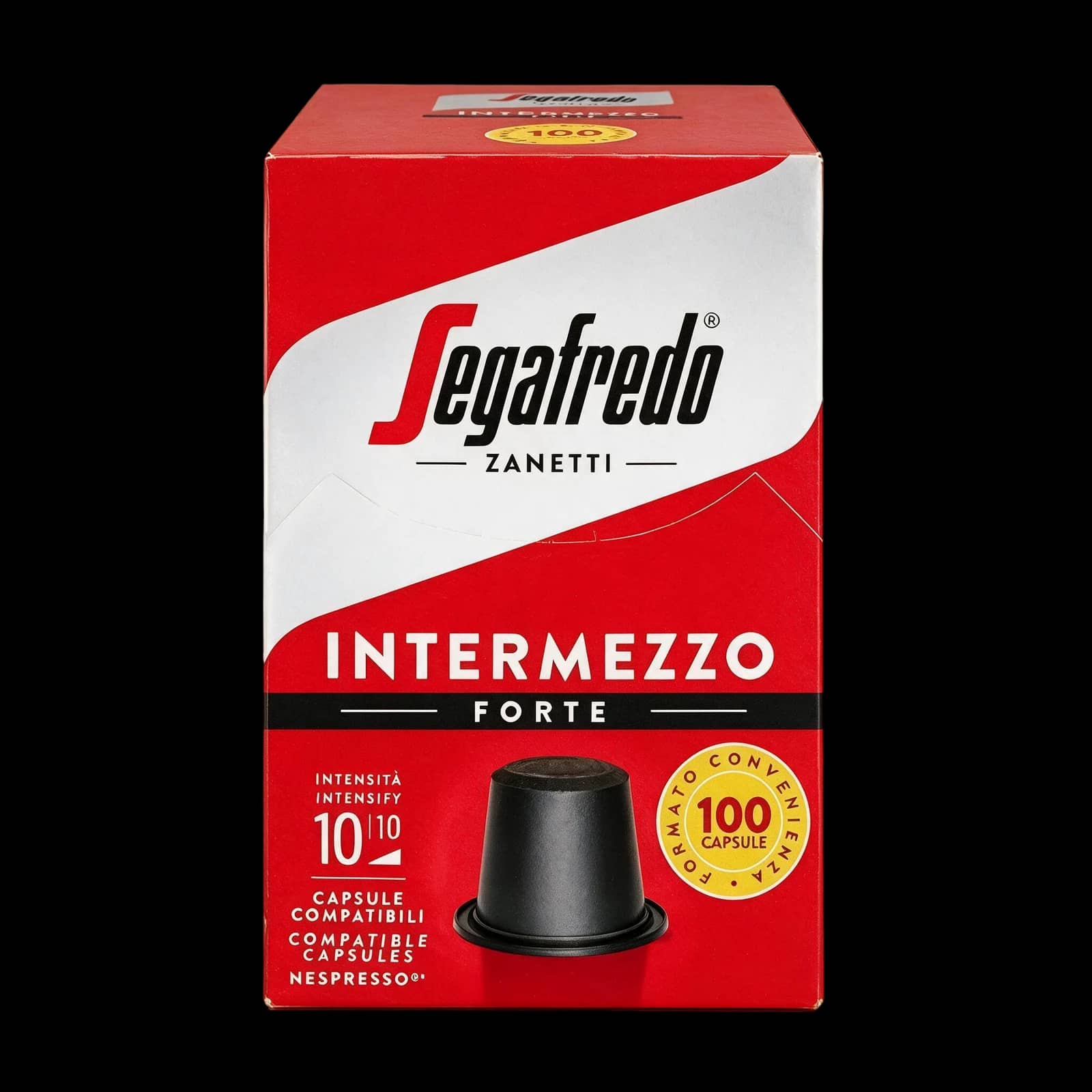 Segafredo Zanetti Intermezzo Forte 100 Capsule | Nespresso
