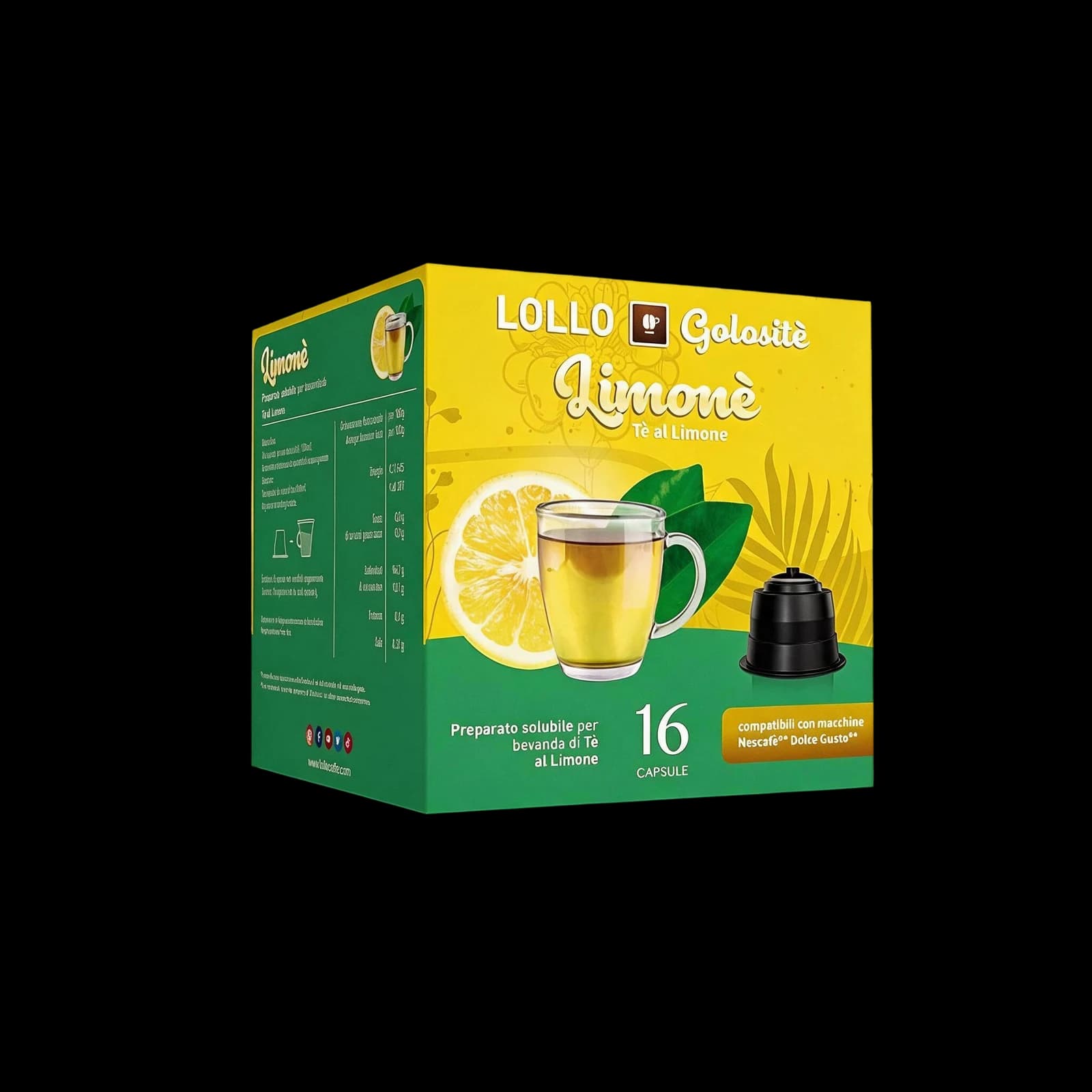 Lollo Tè al Limone 16 Capsule | Dolce Gusto, immagine 1
