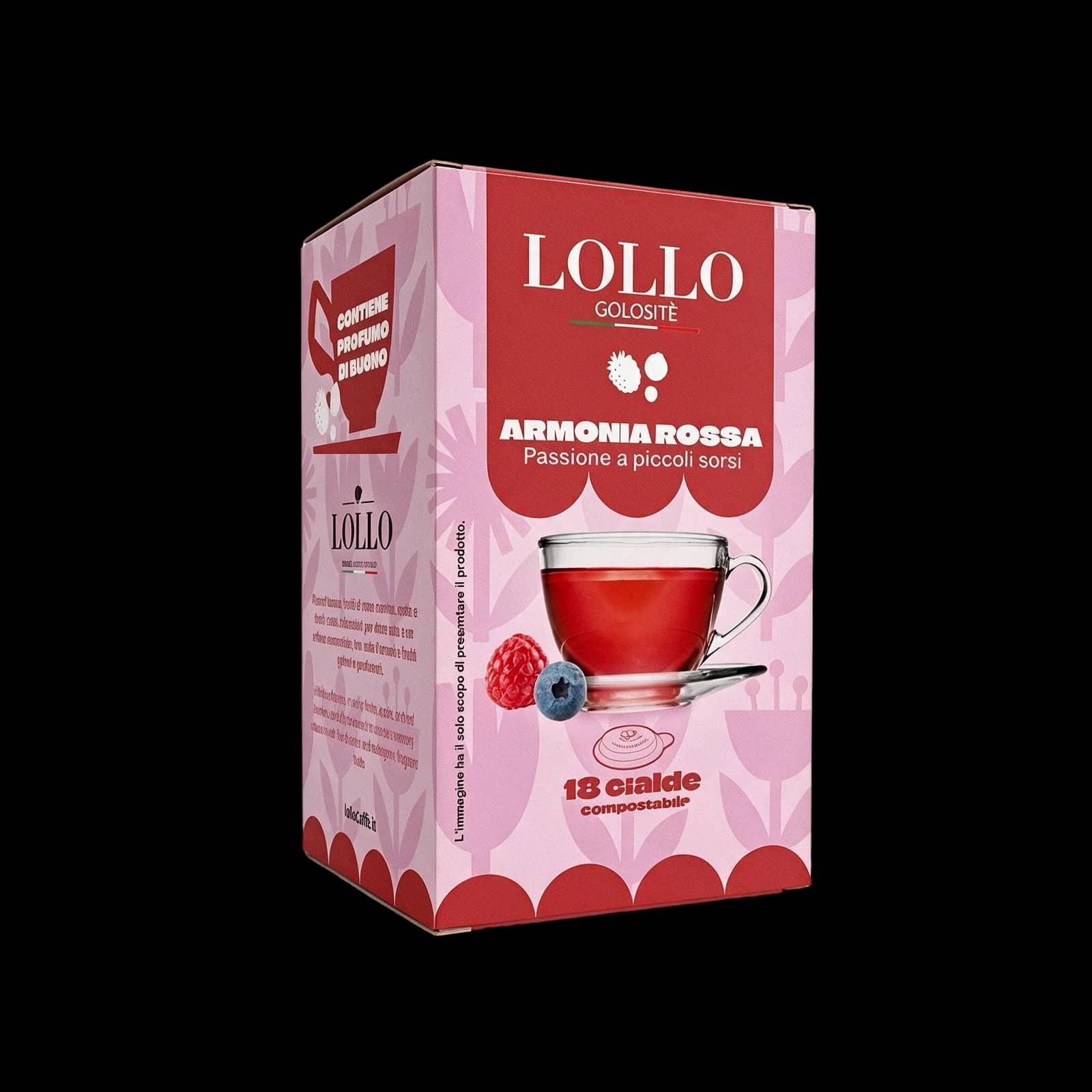 Lollo Infuso Armonia Frutti Rossi 18 Cialde | ESE 44 mm