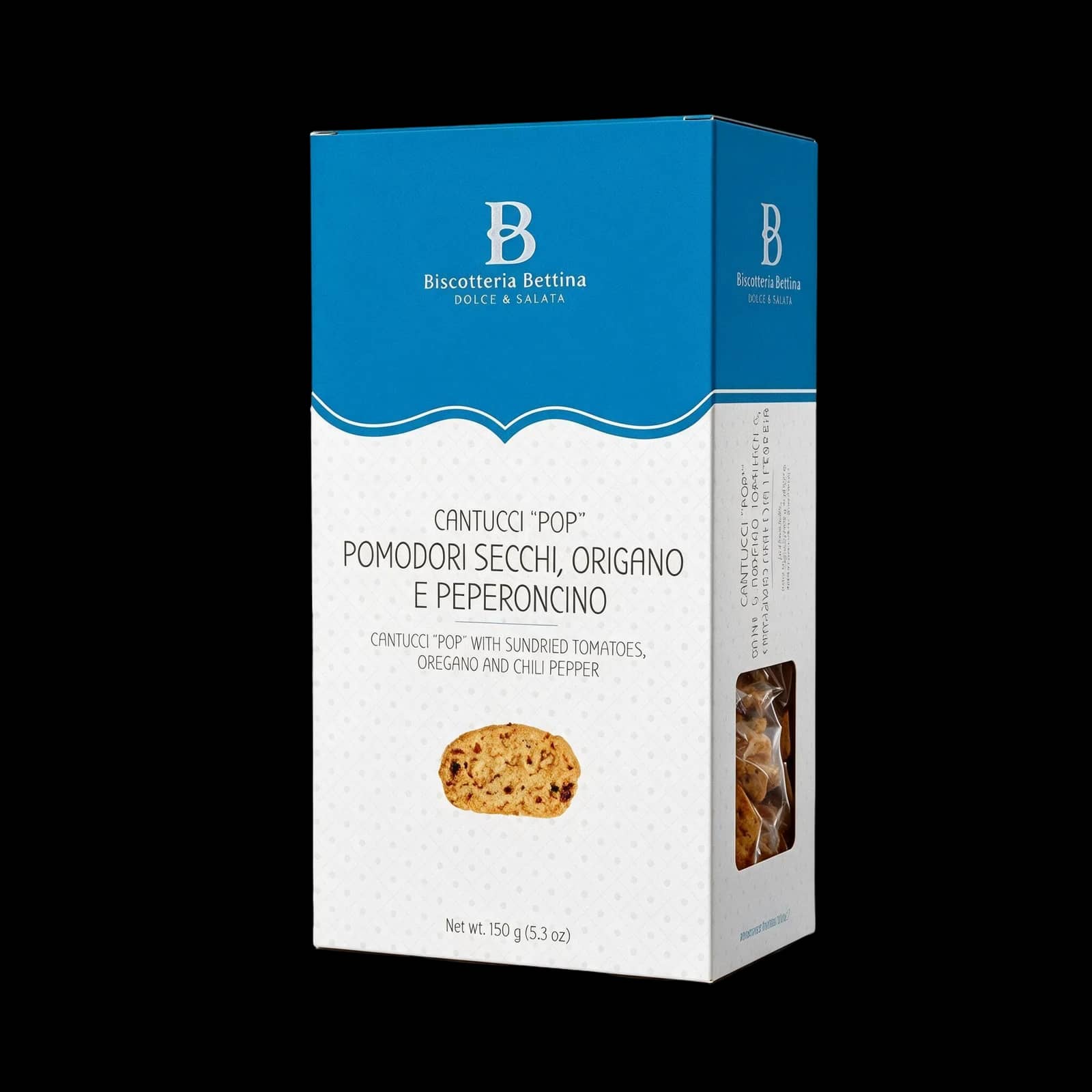 Biscotteria Bettina Cantucci POP Salati 150 g | Dolci