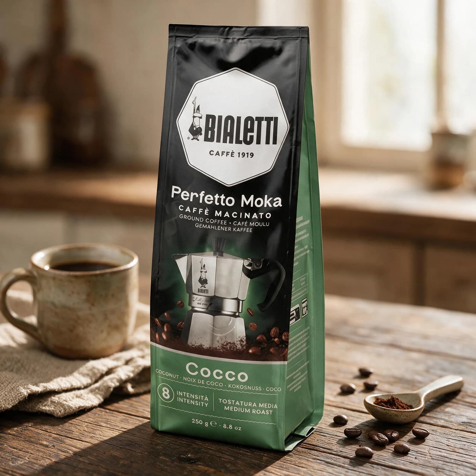 Bialetti Perfetto Moka Cocco Macinato, immagine 3