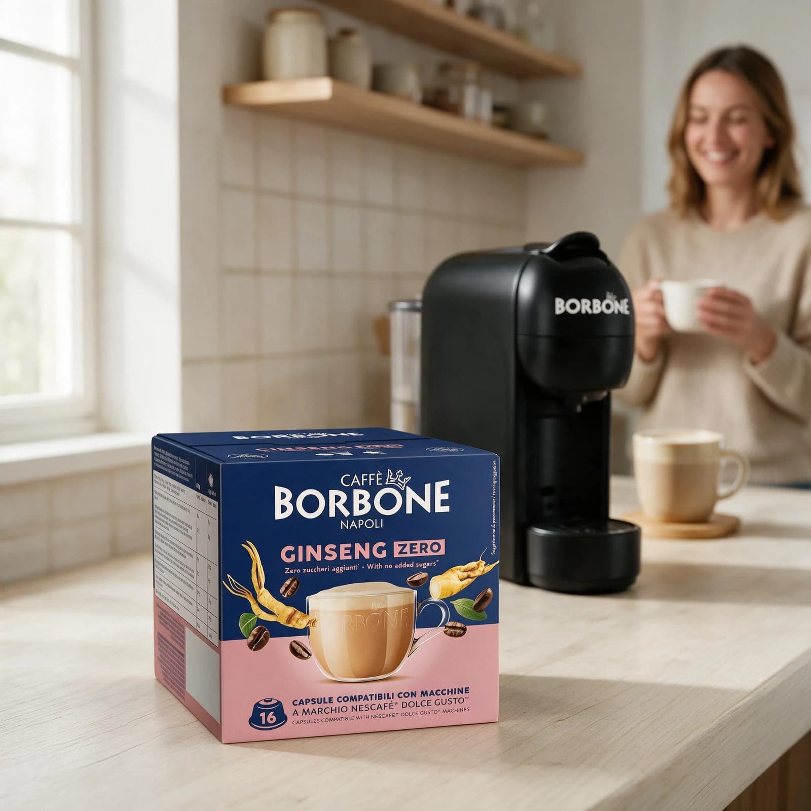 Borbone Ginseng Zero Capsule | Dolce Gusto, immagine 2