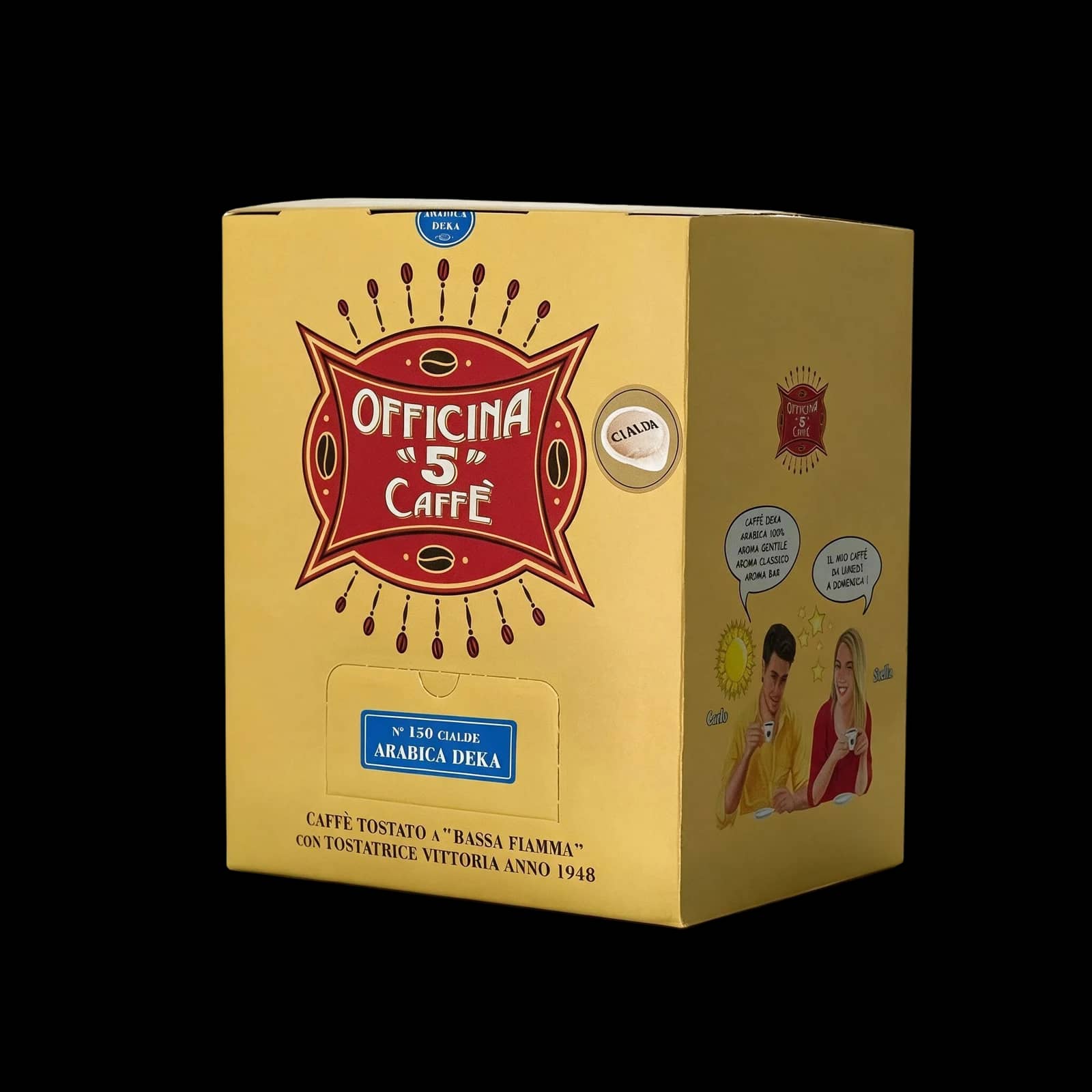 Officina 5 caffè Decaffeinato 100 Cialde | ESE 44mm
