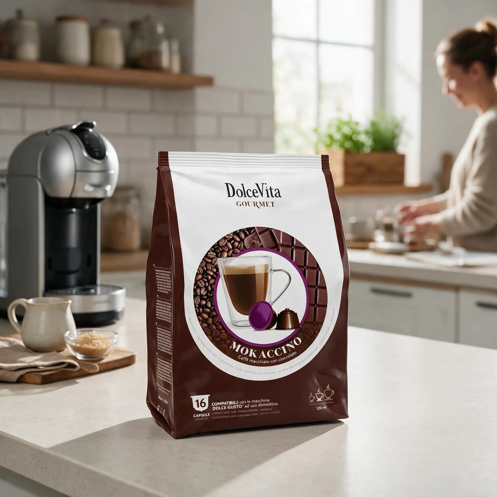 Dolce Vita Mokaccino 16 Capsule | Dolce Gusto, immagine 2