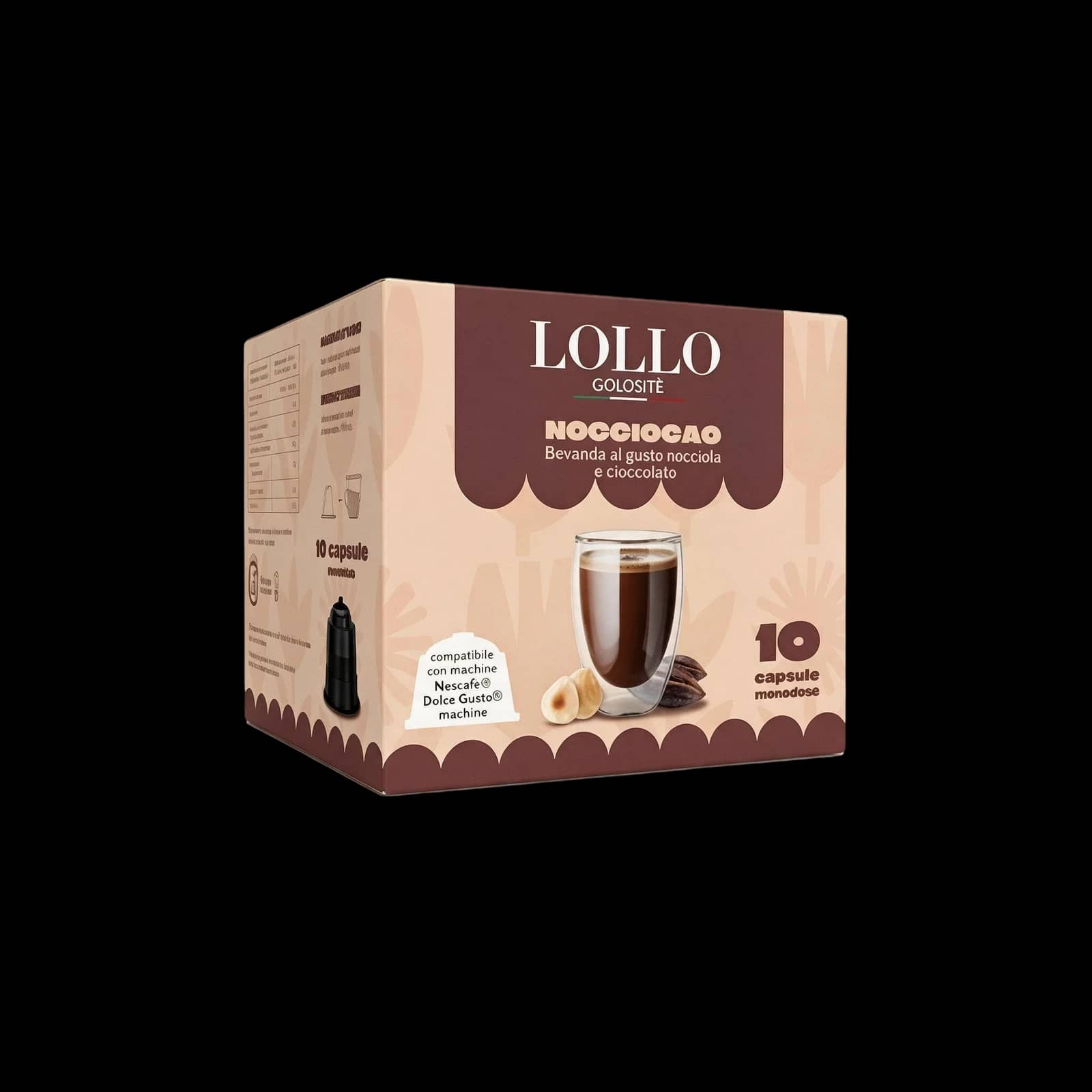 Lollo NoccioCao 10 Capsule | Dolce Gusto