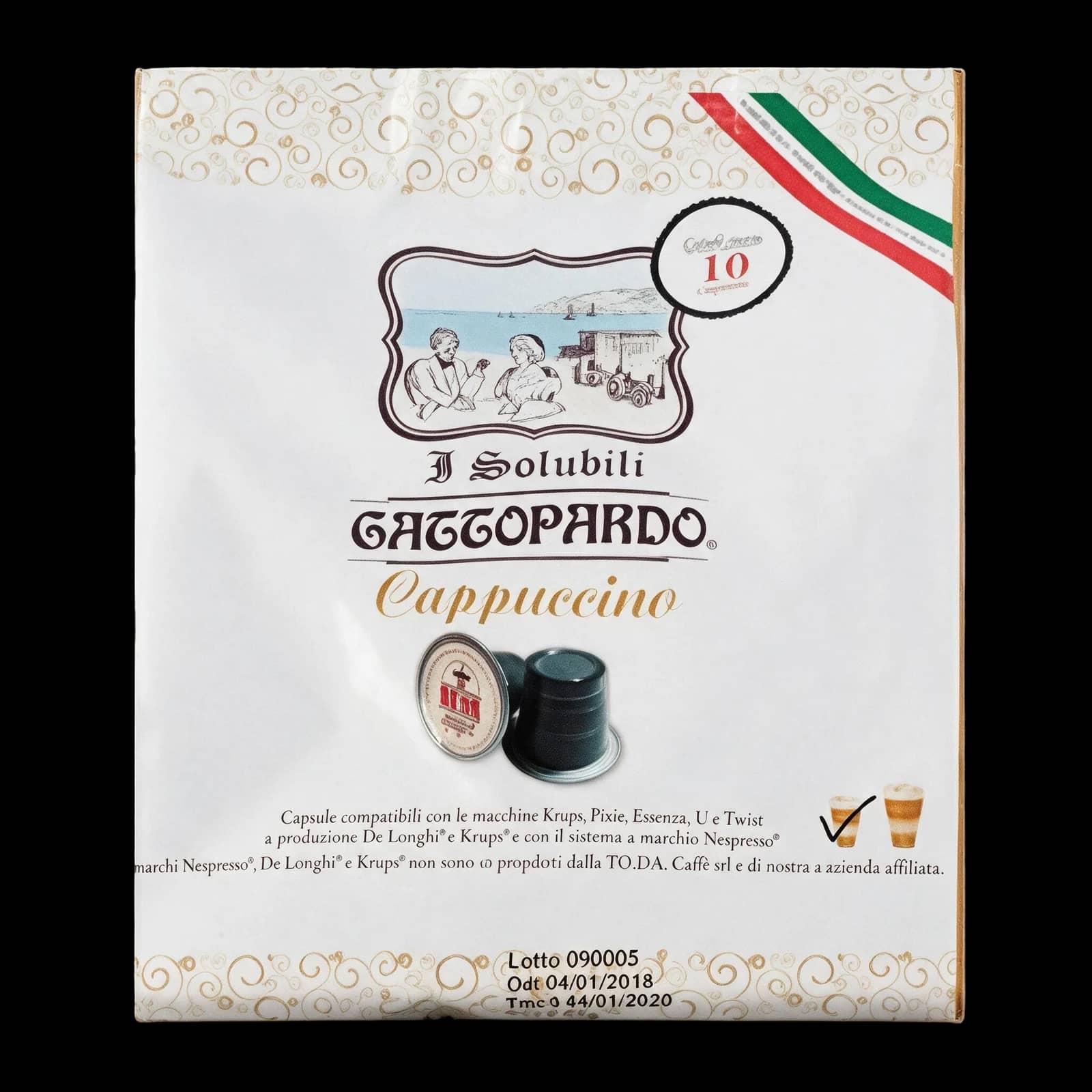 To.Da Caffè Gattopardo Cappuccino 10 Capsule | Nespresso