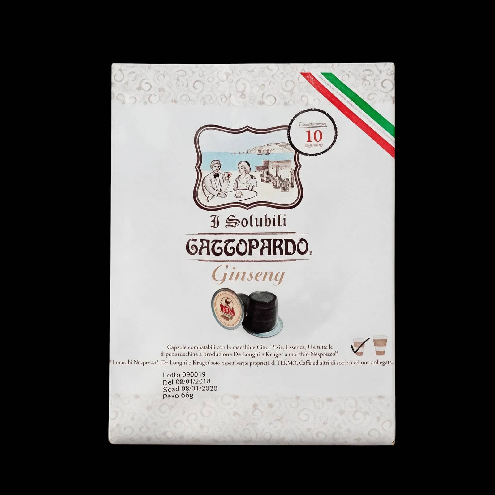 To.Da Caffè Gattopardo Ginseng 10 Capsule | Nespresso