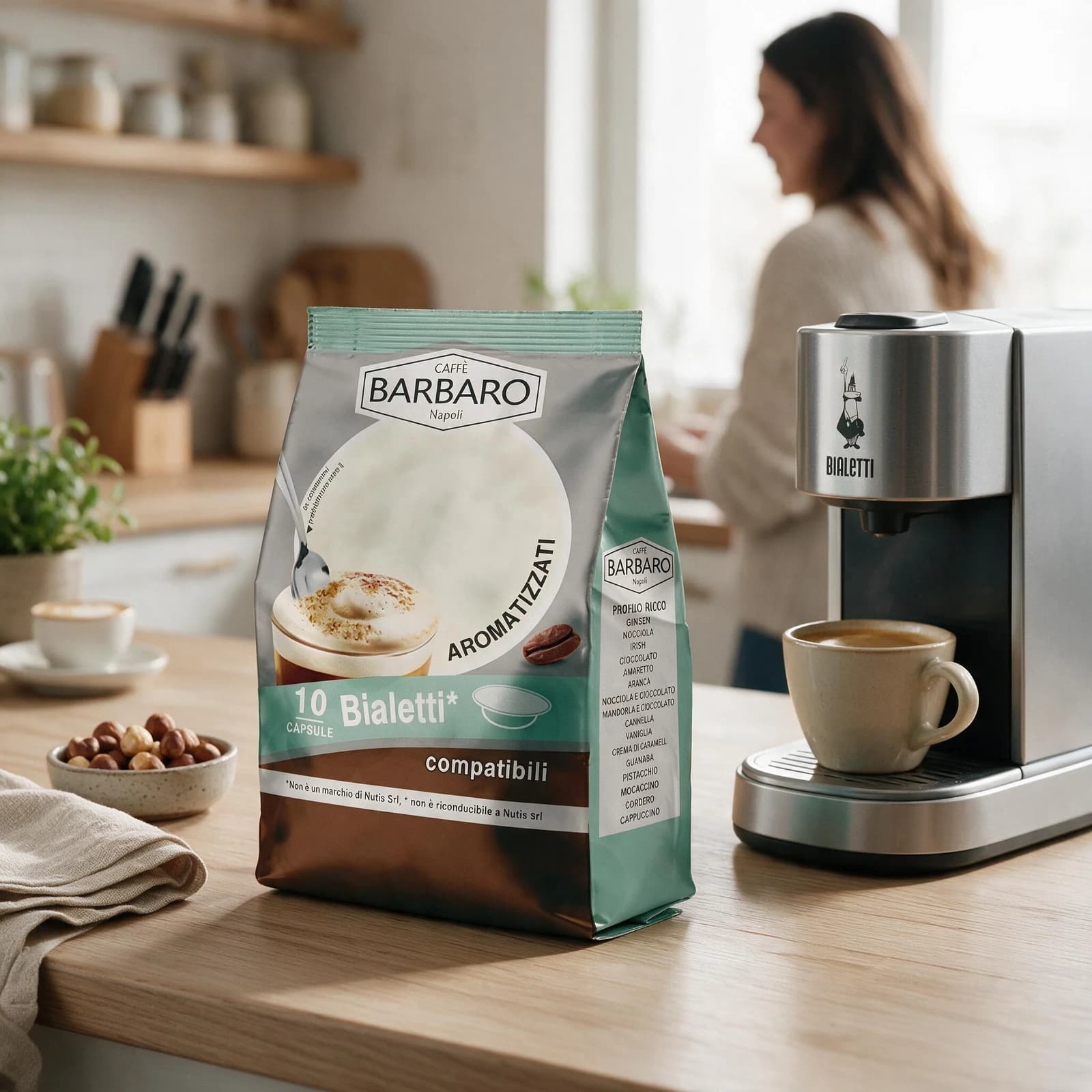 Barbaro Caffè alla Nocciola Capsule | Bialetti, immagine 2
