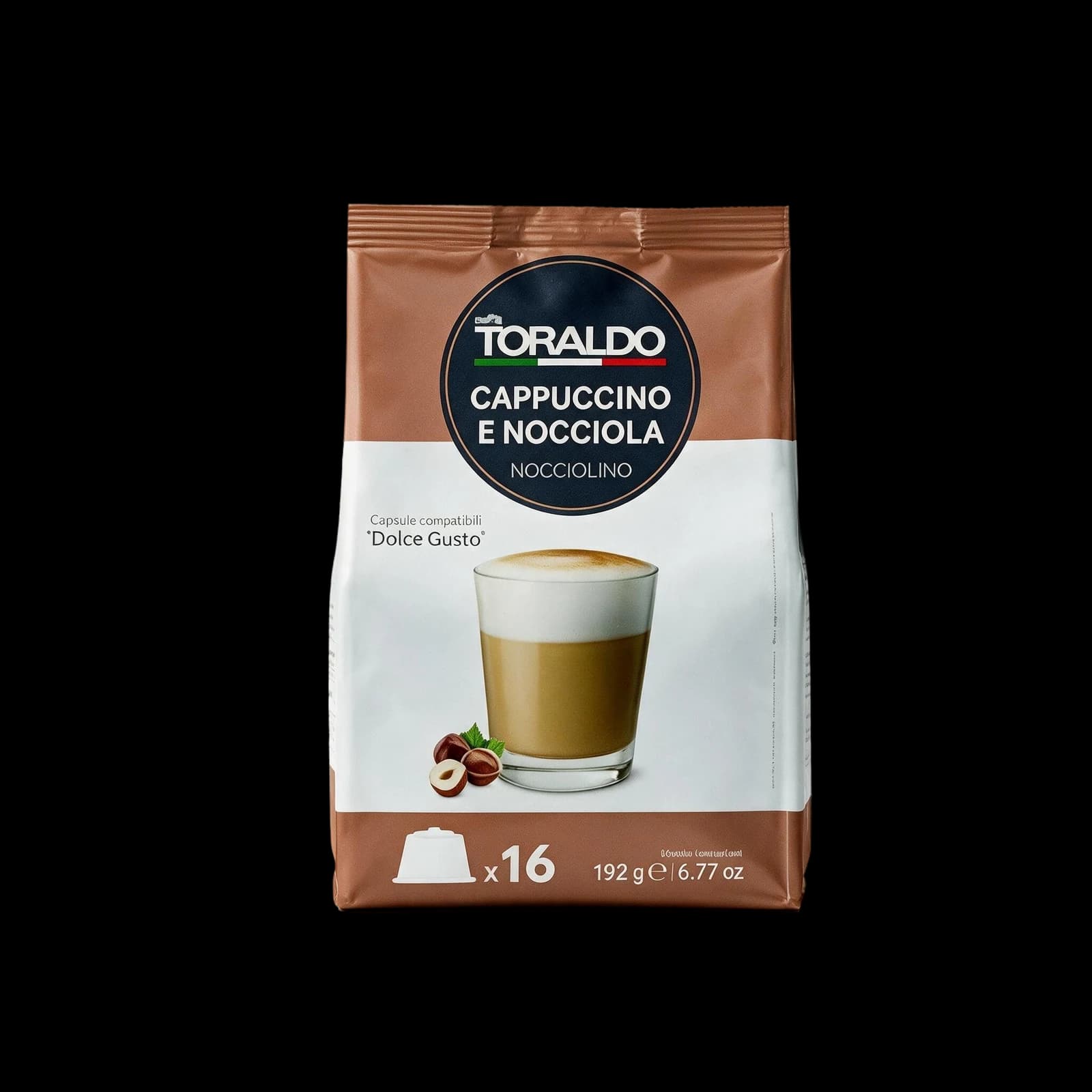 Toraldo Cappuccino e Nocciola 16 Capsule | Dolce Gusto, immagine 1