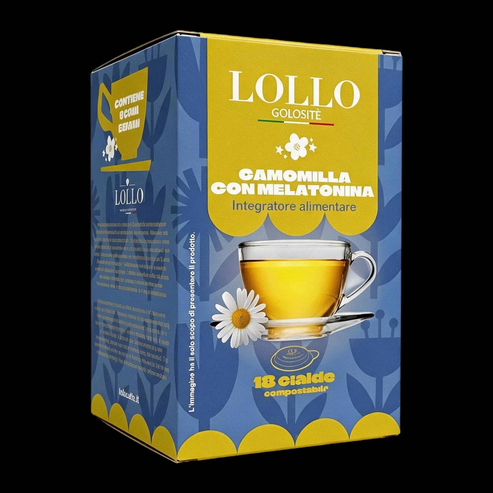 Lollo Camomilla e Melatonina 18 Cialde, Compostabili | ESE 44 mm