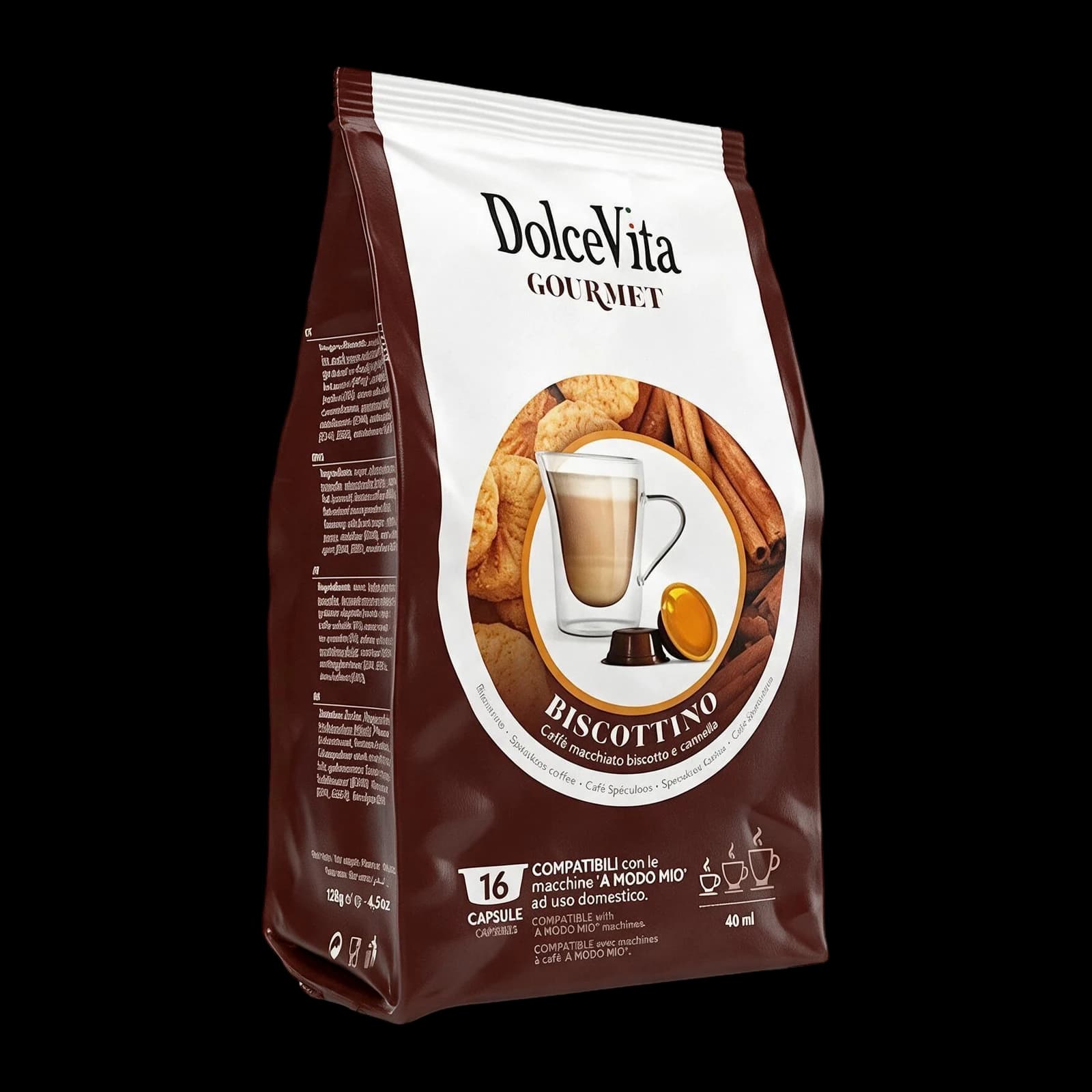 Dolce Vita Biscottino 16 Capsule | A Modo Mio, immagine 1