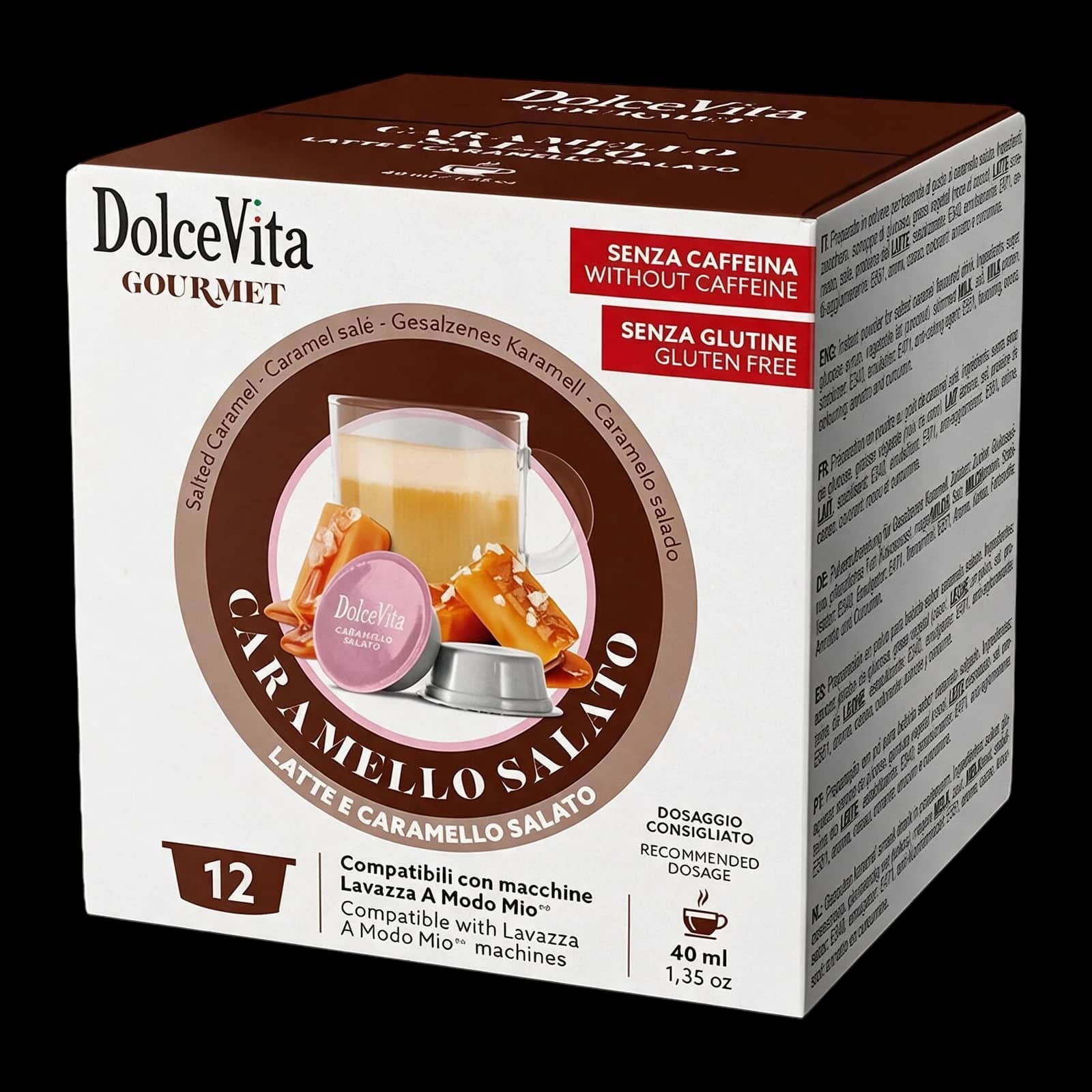 Dolce Vita Caramello Salato 12 Capsule | Lavazza A Modo Mio