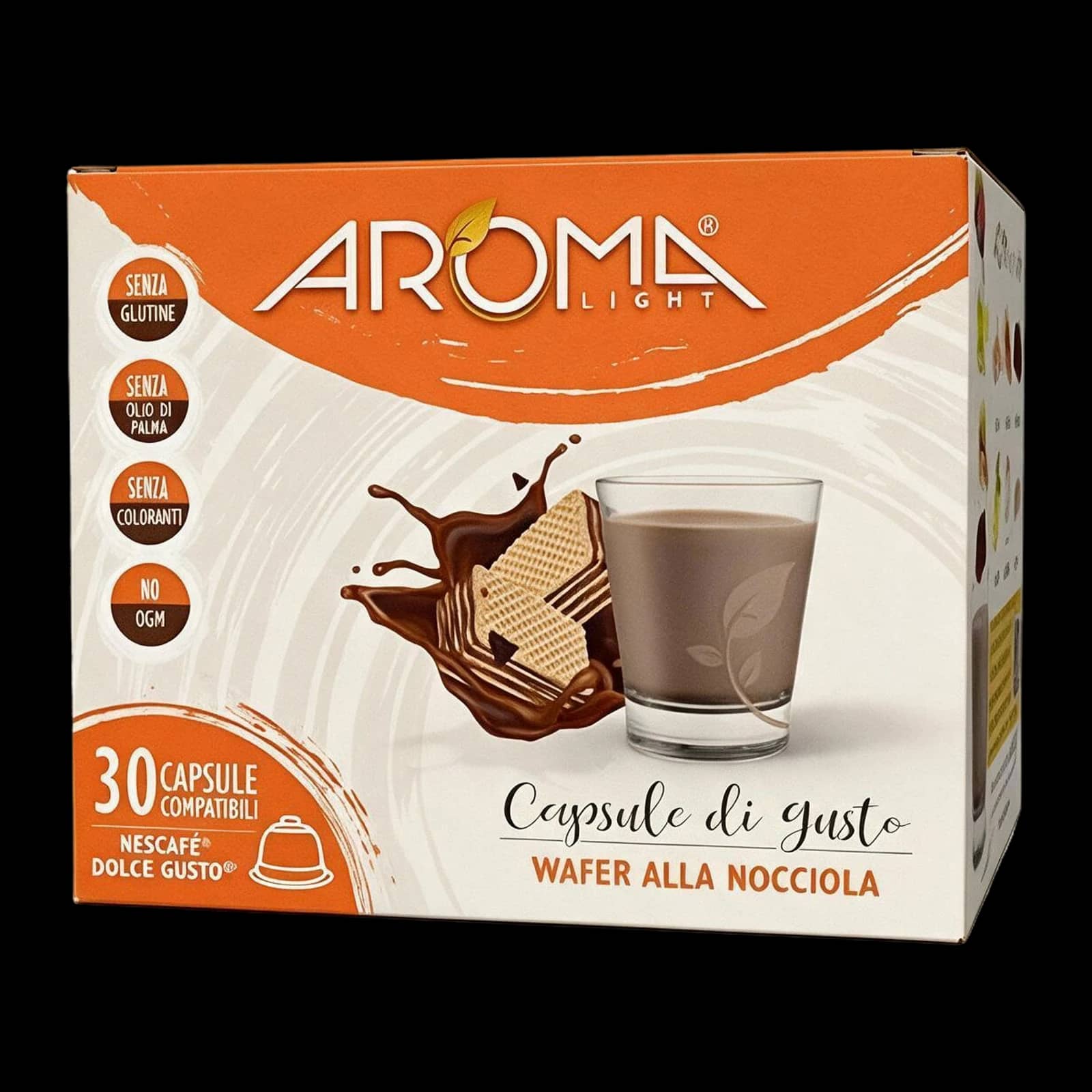 Aroma Light Wafer alla Nocciola 30 Capsule | Dolce Gusto