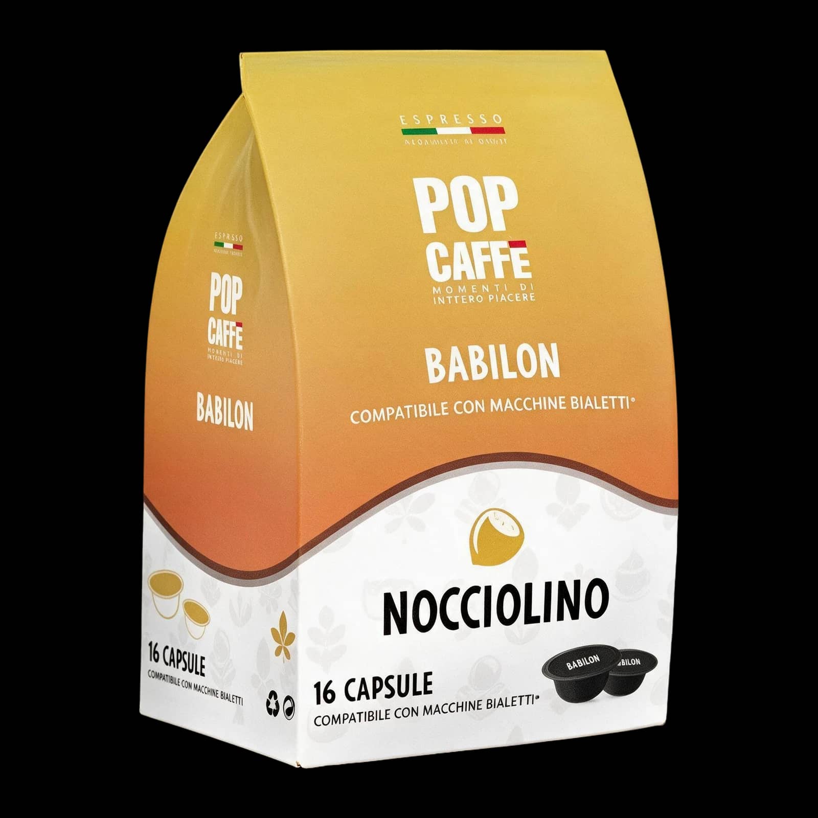 Pop Caffè Nocciolino 16 Capsule | Bialetti