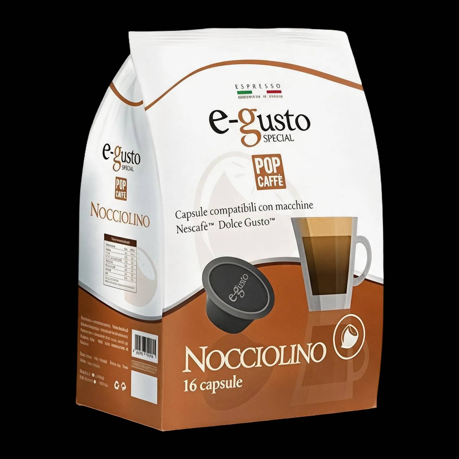 Pop Caffè Nocciolino 16 Capsule | Dolce Gusto