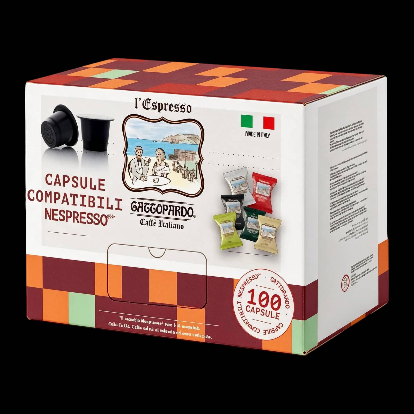 To.Da Caffè Gattopardo Dek 100 Capsule | Nespresso